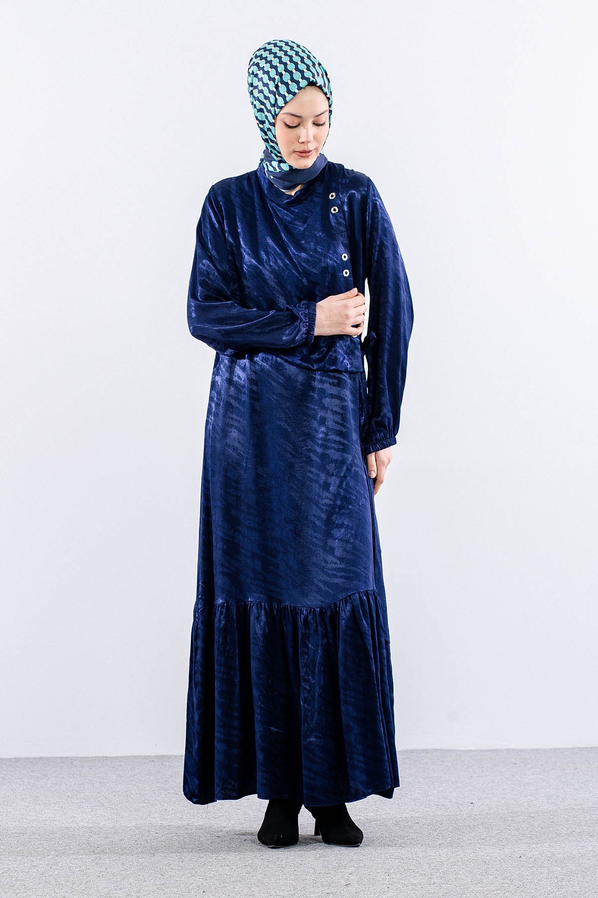 2586 Elbi̇se 40-48 Jakar Kusgozu - Lacivert - 1