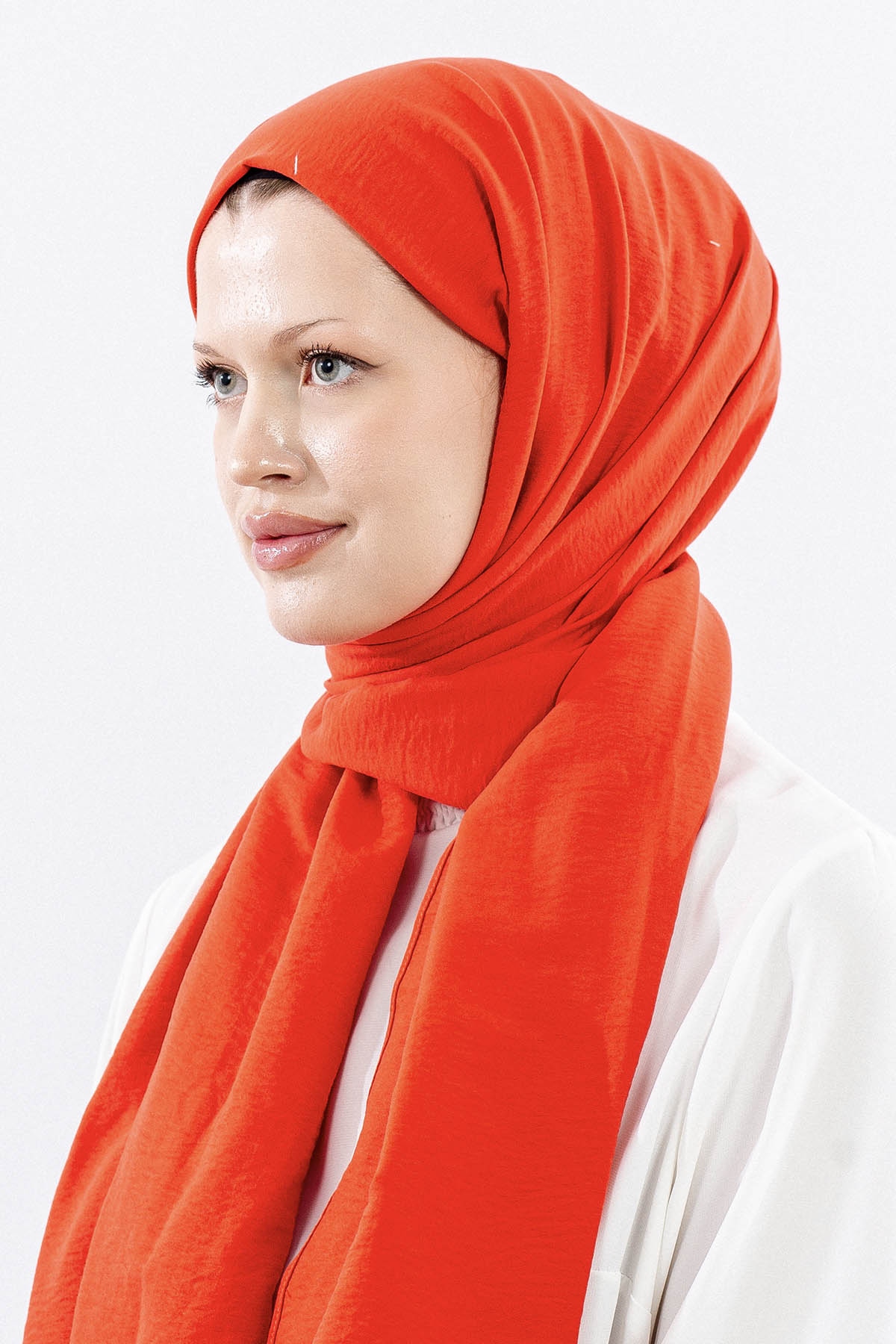 25884 Pamuk Ae şal - Kirmizi - 2