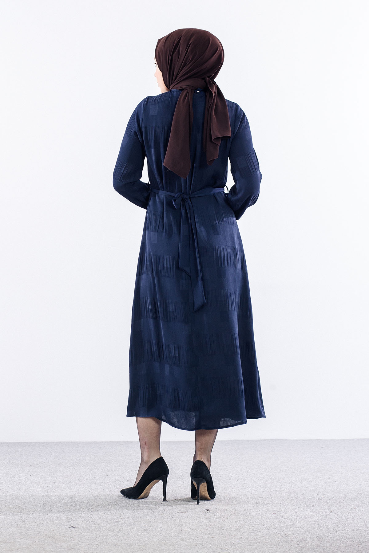 2591 Elbi̇se 40-48 Kare Sfn - Lacivert - 5