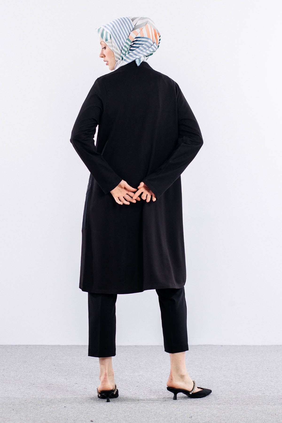 2599 Orta Boy Hirka M-xxl - Siyah - 5