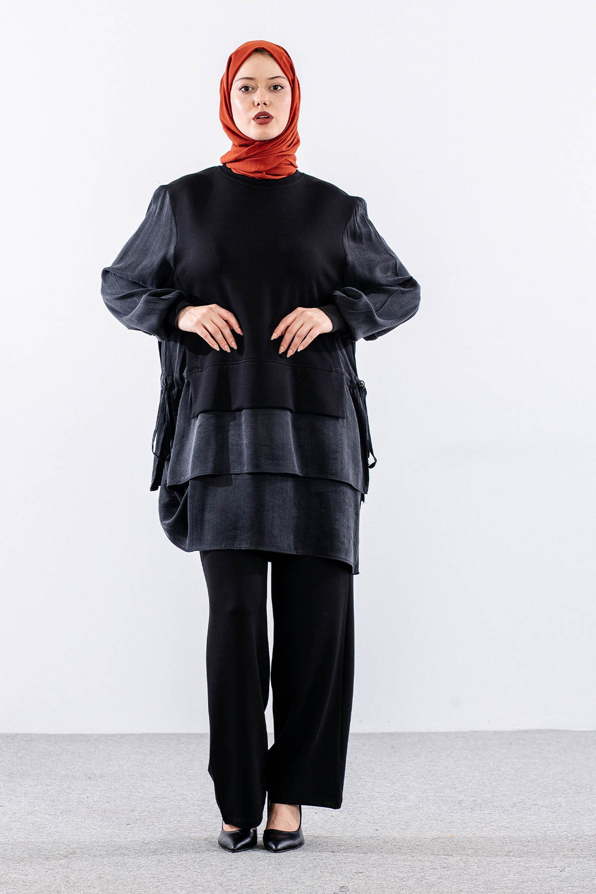 26111 Takim 44-46 - Siyah - 1