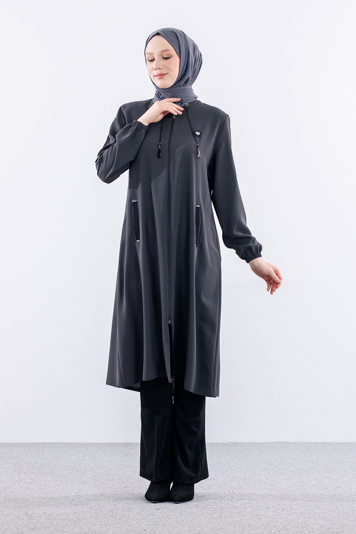 2620 Bayan Kaban 44-54 - Gri - 2