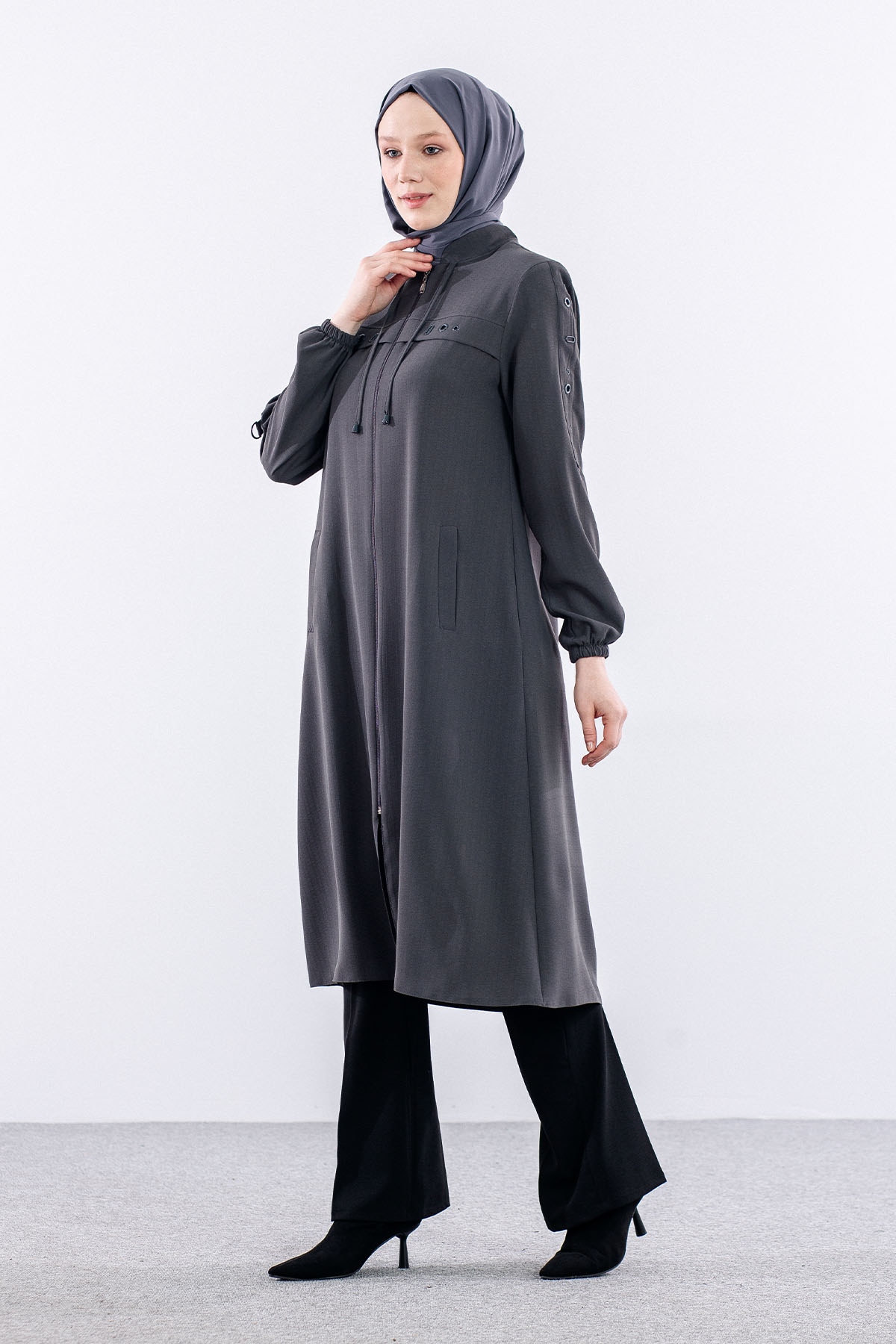 2621 Bayan Kaban 44-54 - Gri - 2