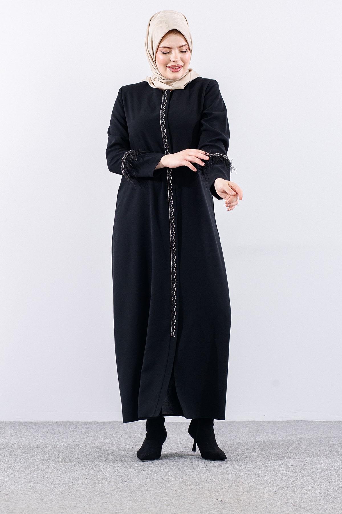 2630 Ferace 42-52 - Siyah - 2