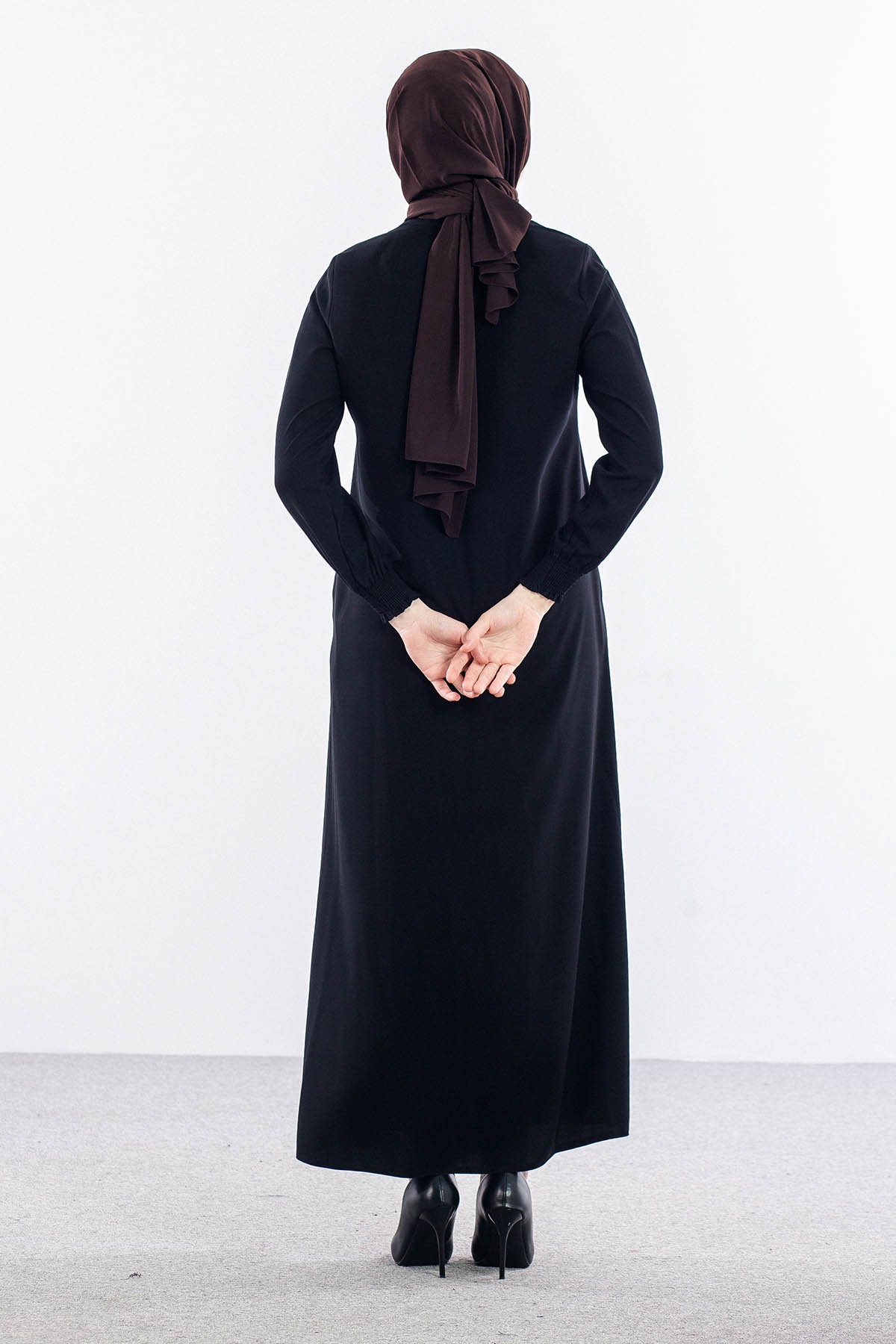 2635 Ferace 38-50 - Siyah - 4