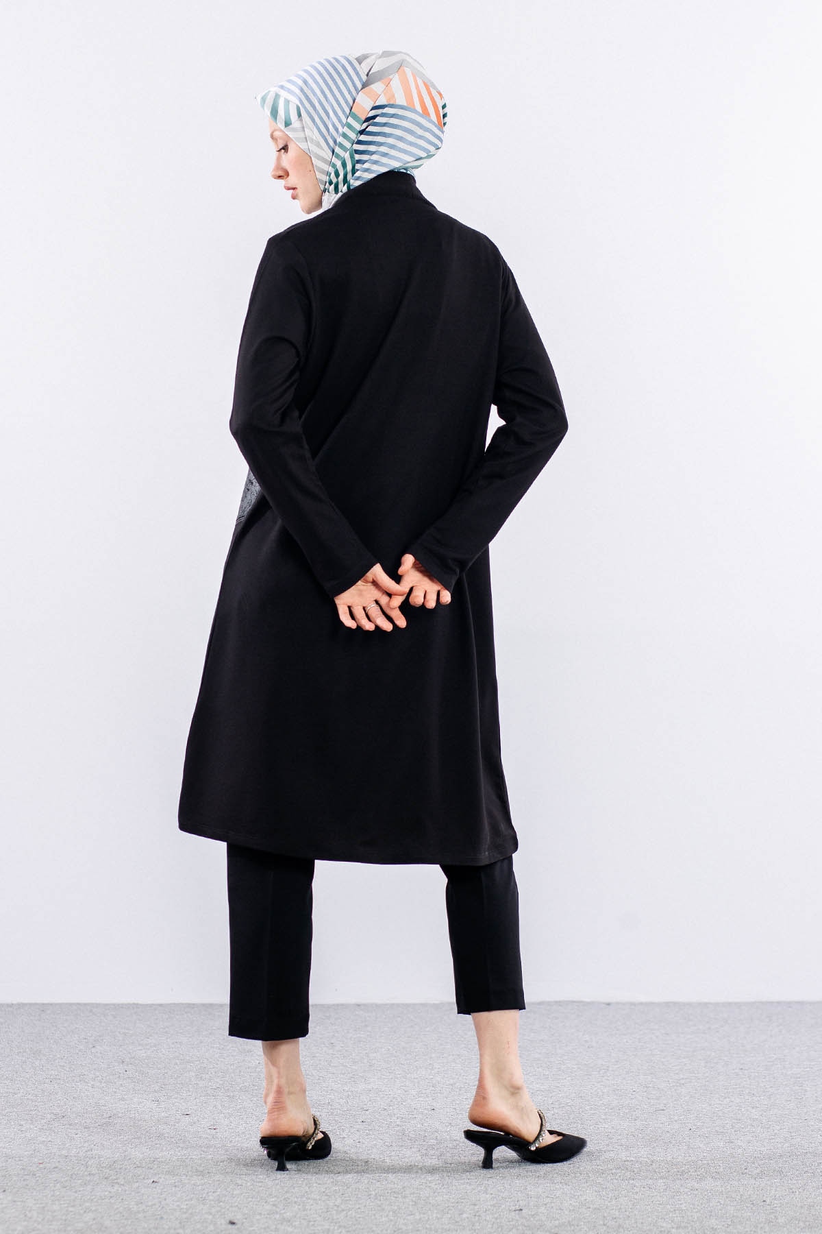 2639 Orta Boy Hirka M-xxl - Siyah - 6