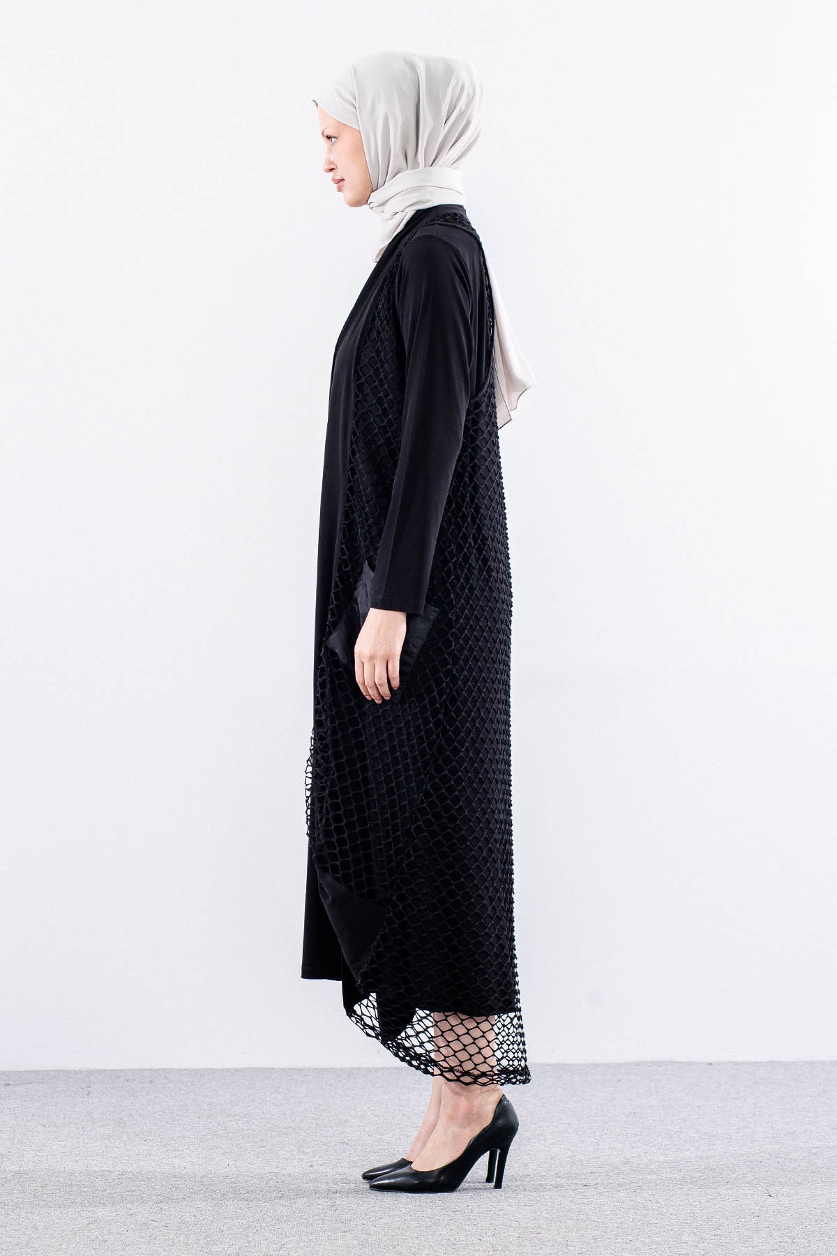 2666 2 Yelekli Takim 44-50 - Siyah - 3