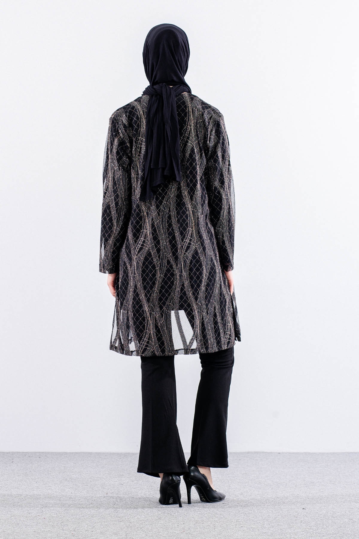 2669 Bayan 2li Bluz L-xl-2xl-3xl - Siyah - 5