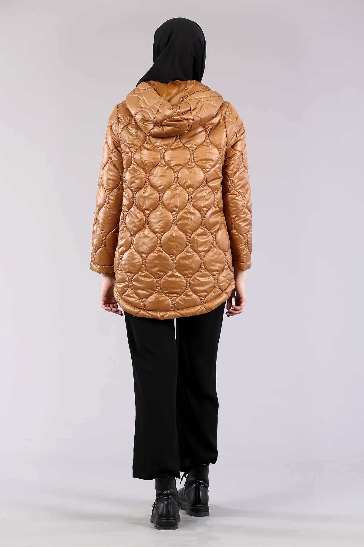 26712 Fermuarli Kap S-m-l - Camel - 4