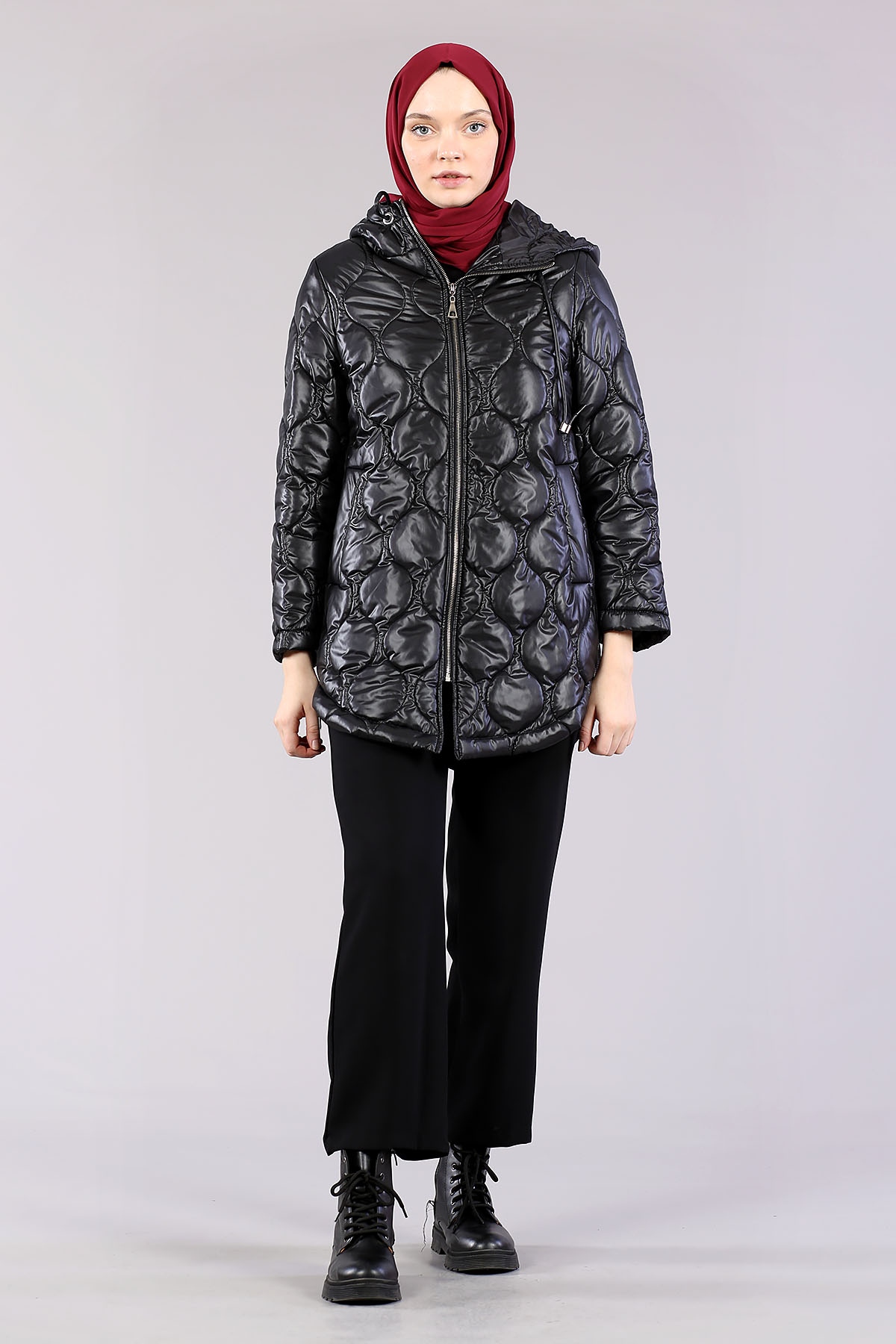 26712 Fermuarli Kap S-m-l - Siyah - 2