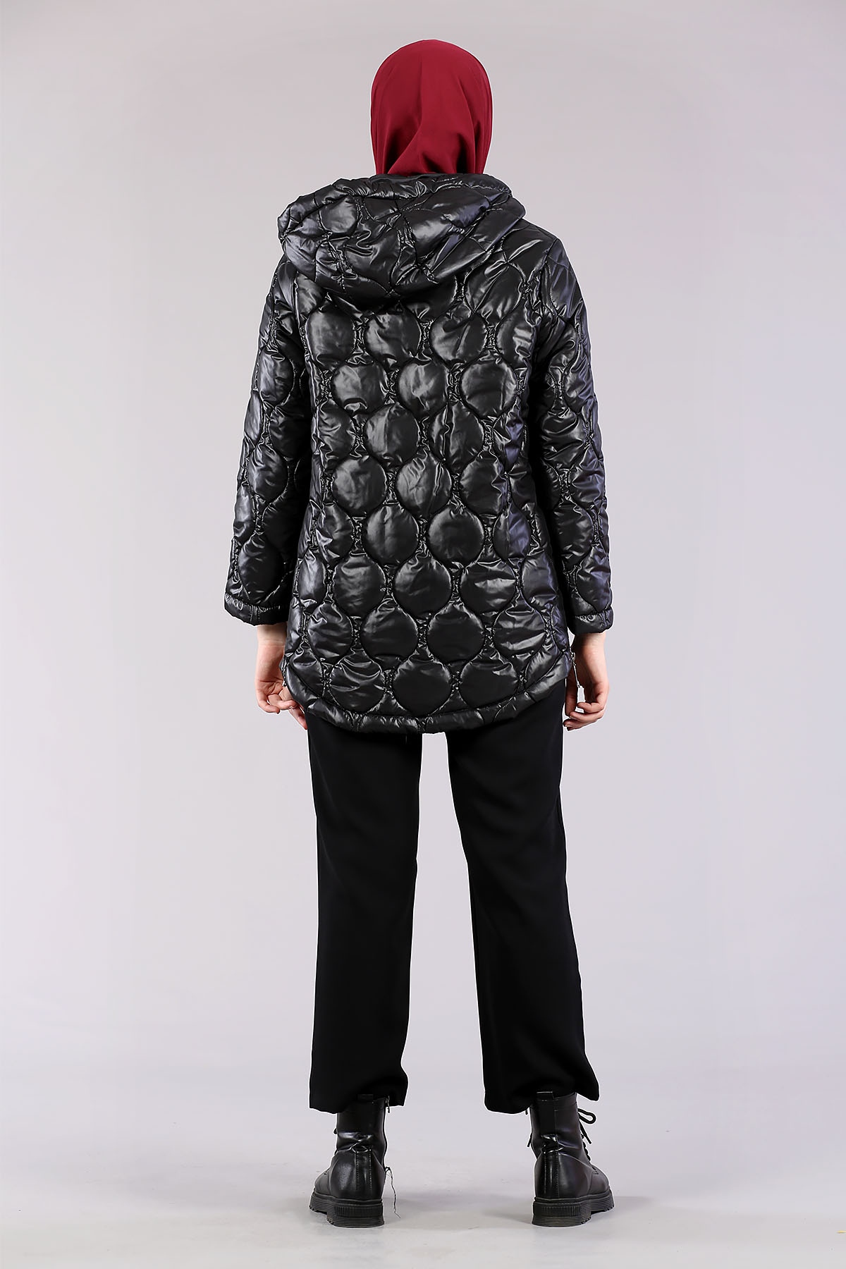 26712 Fermuarli Kap S-m-l - Siyah - 4