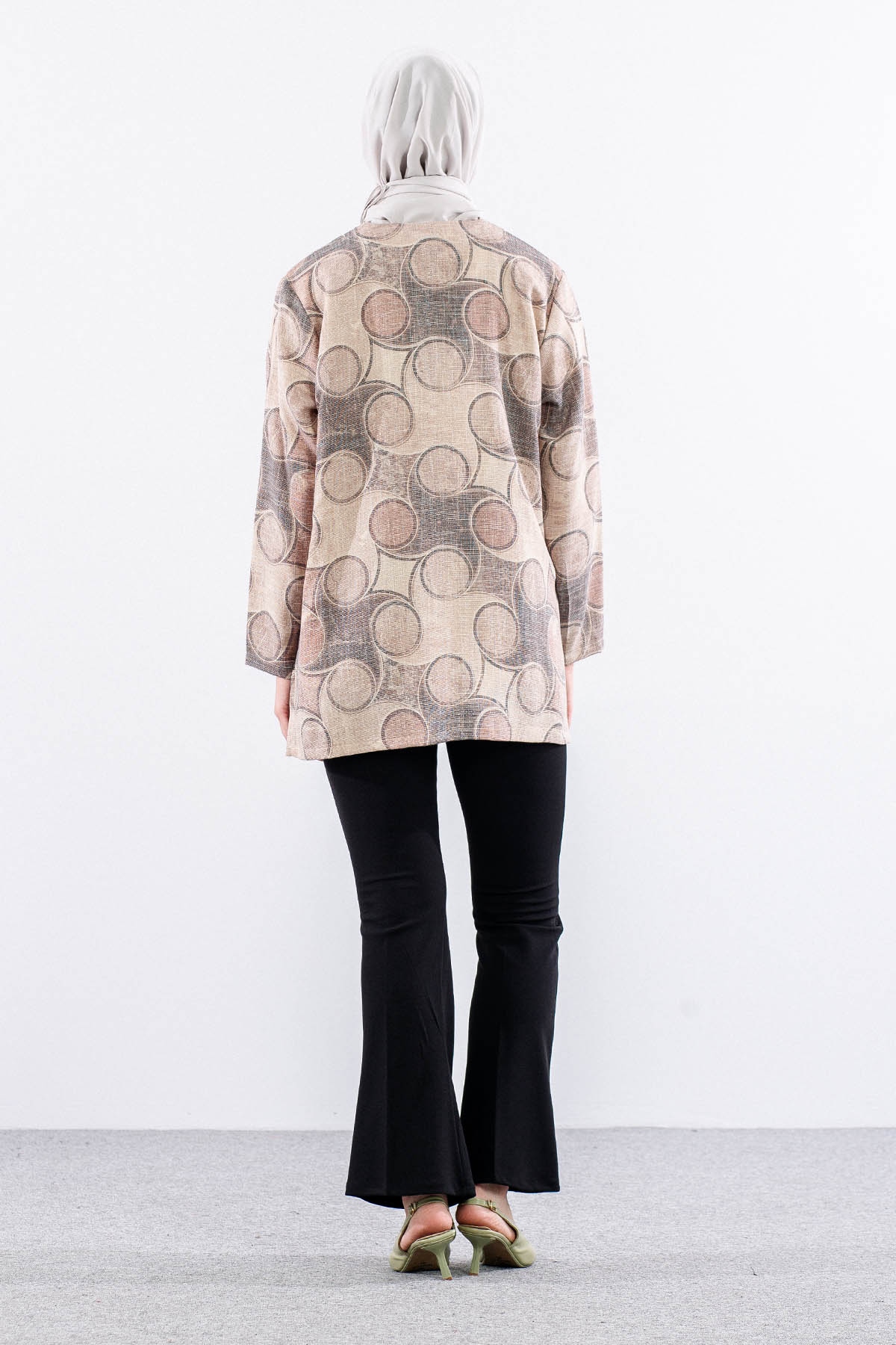 2674 Bayan 2li Bluz L-xl-2xl-xl - Kahve - 4