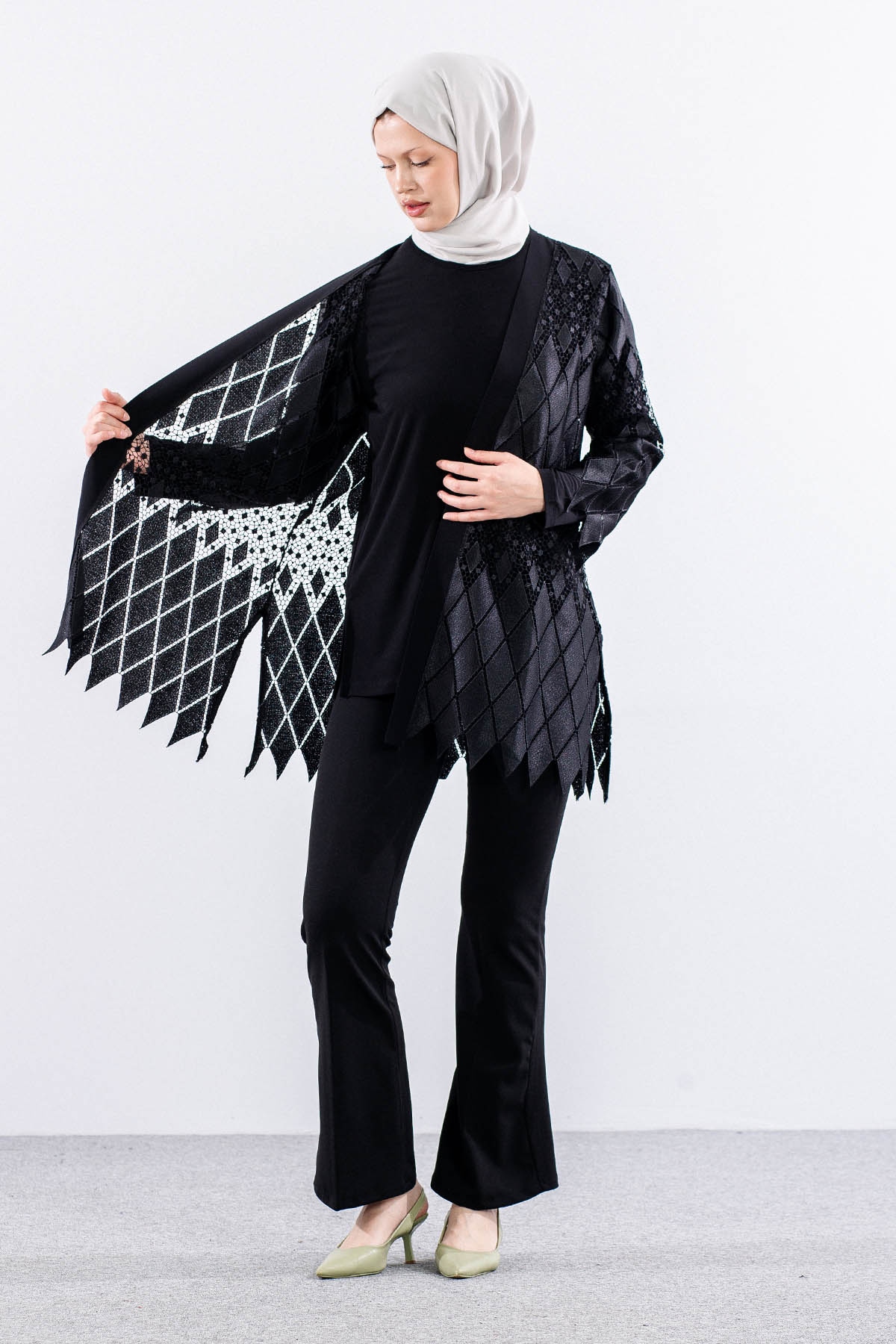 2680 2li Bluz Takim L-xl-2xl-3xl - Siyah - 2