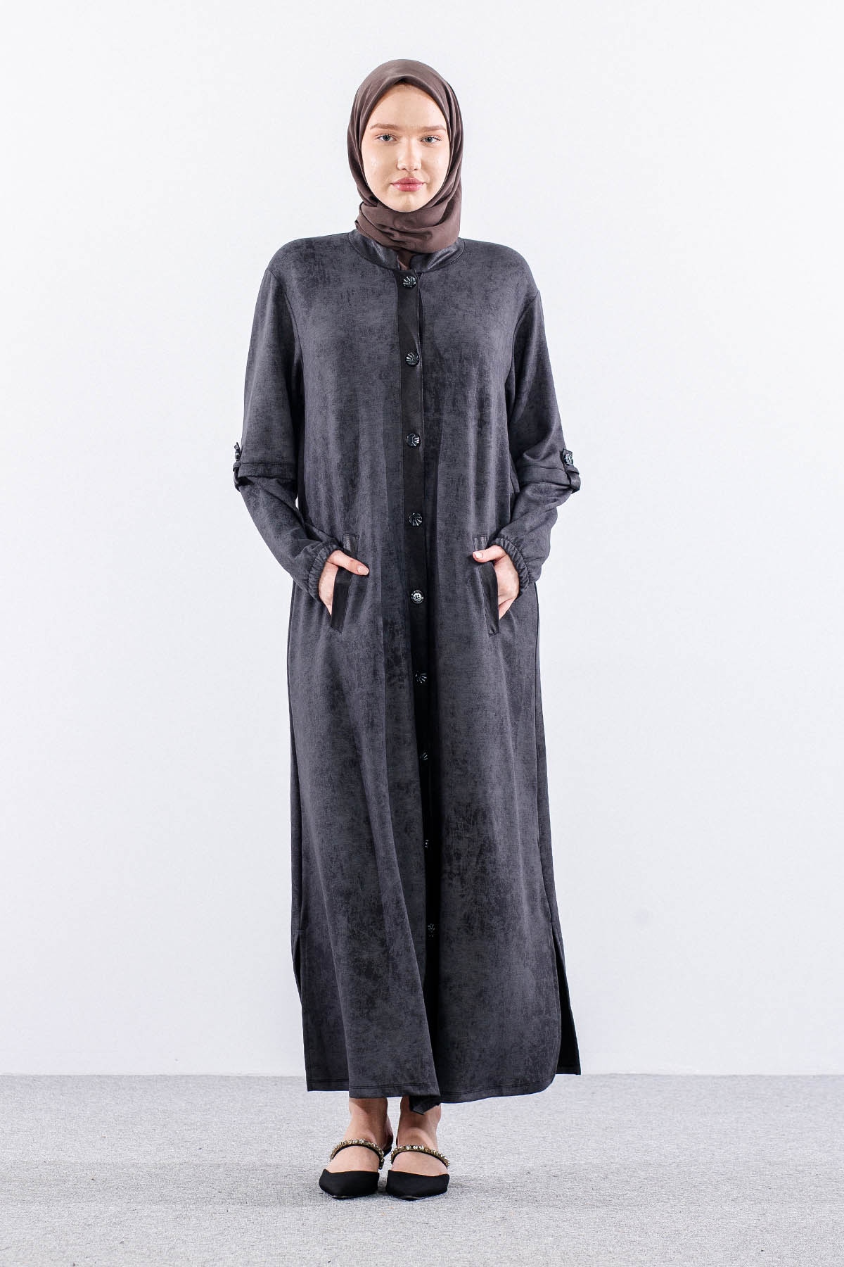 2701 Ferace 44-50 - Siyah - 2