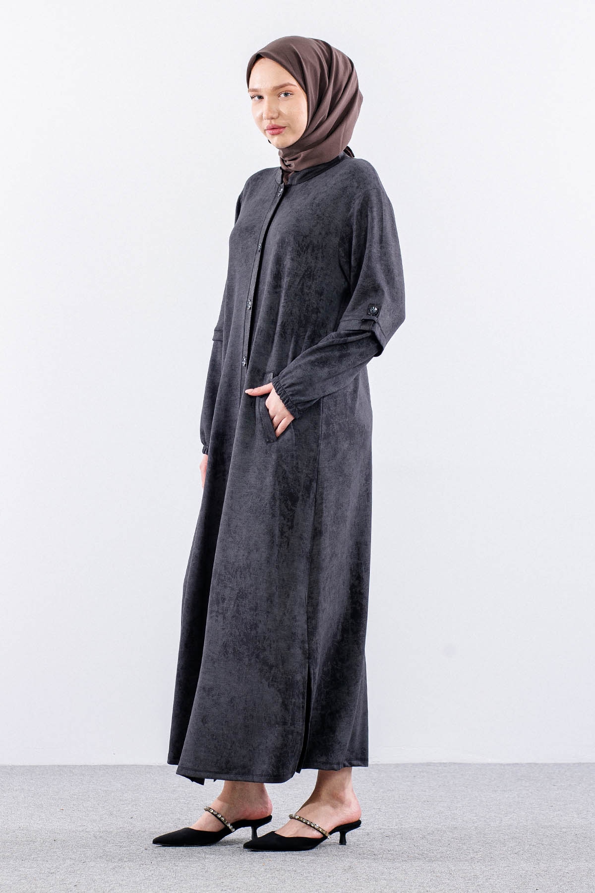 2701 Ferace 44-50 - Siyah - 3