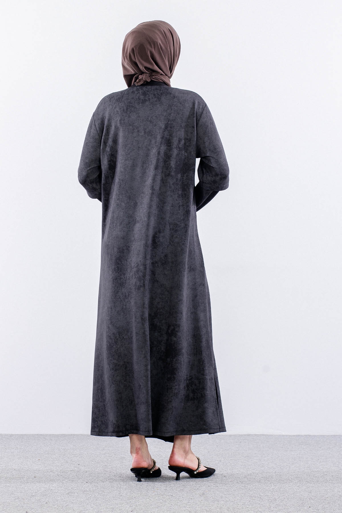 2701 Ferace 44-50 - Siyah - 5