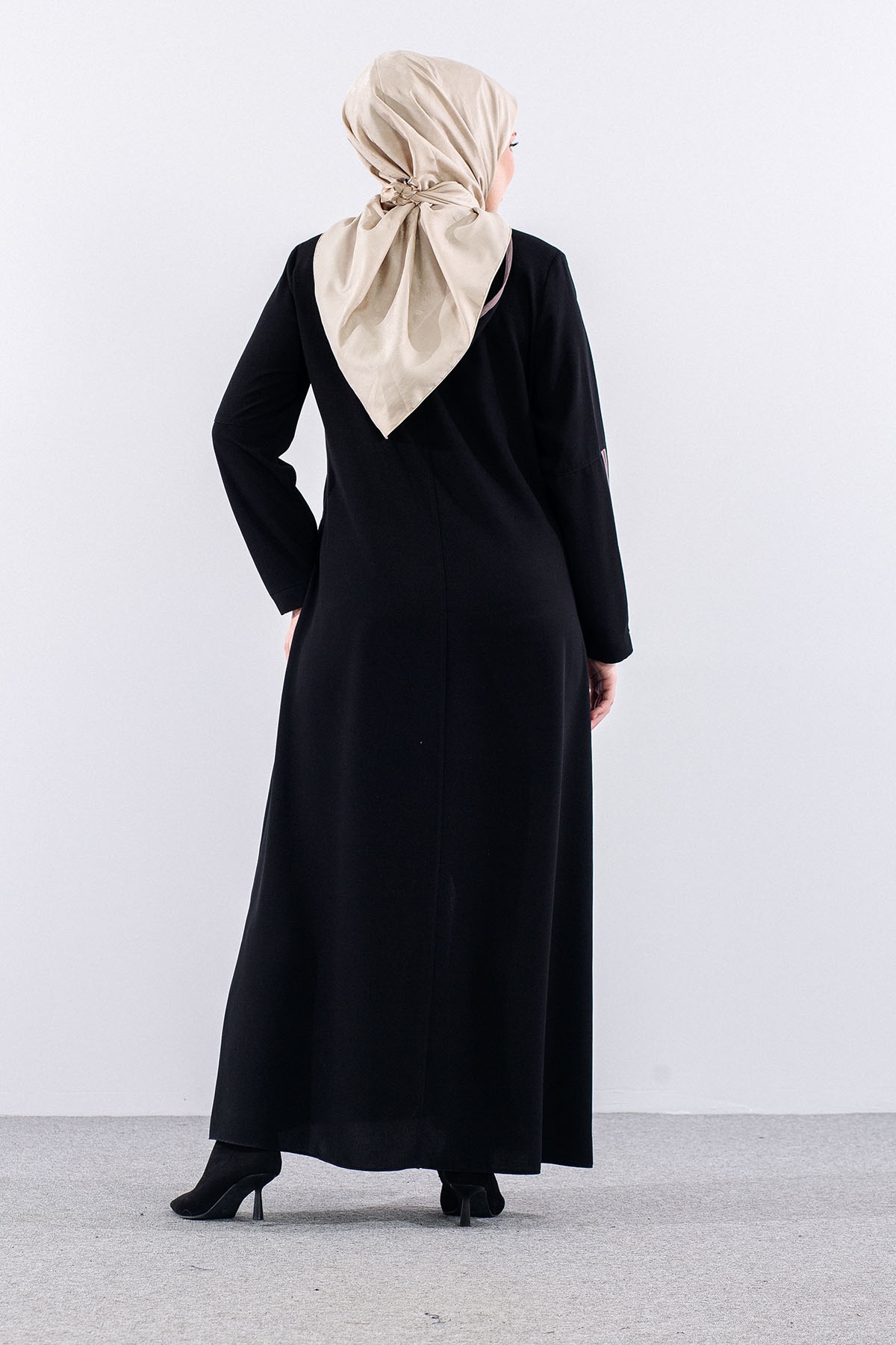 2703 Ferace 46-52 - Siyah - 4