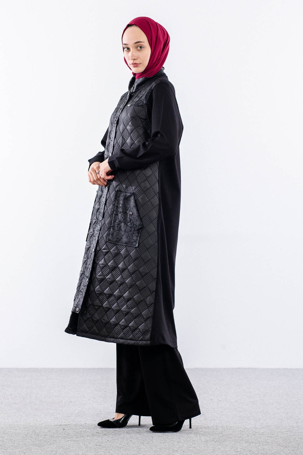 2710  Ceket Kaban 44-50 - Siyah - 3