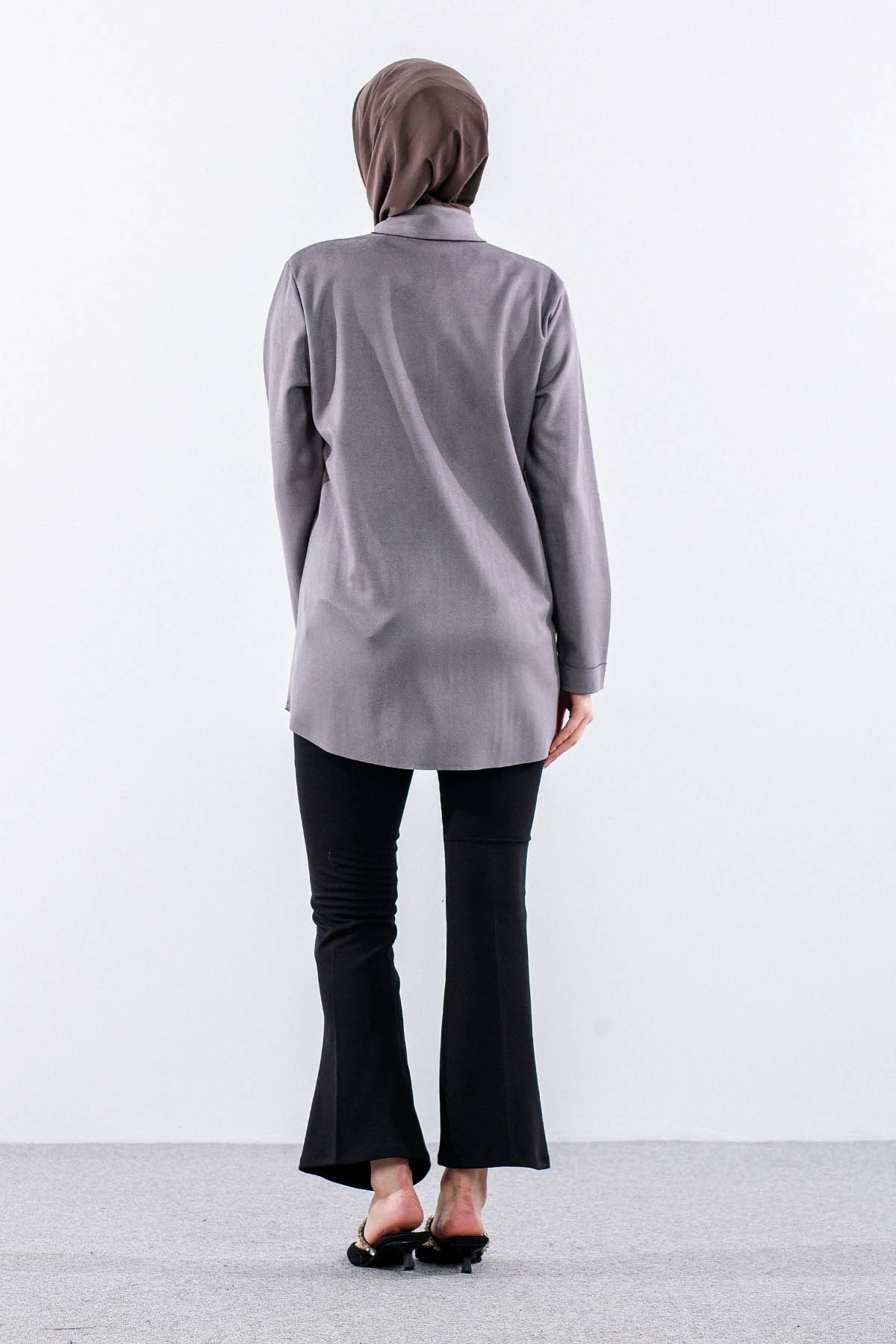 2713 Ceket 44-50 - Gri - 5