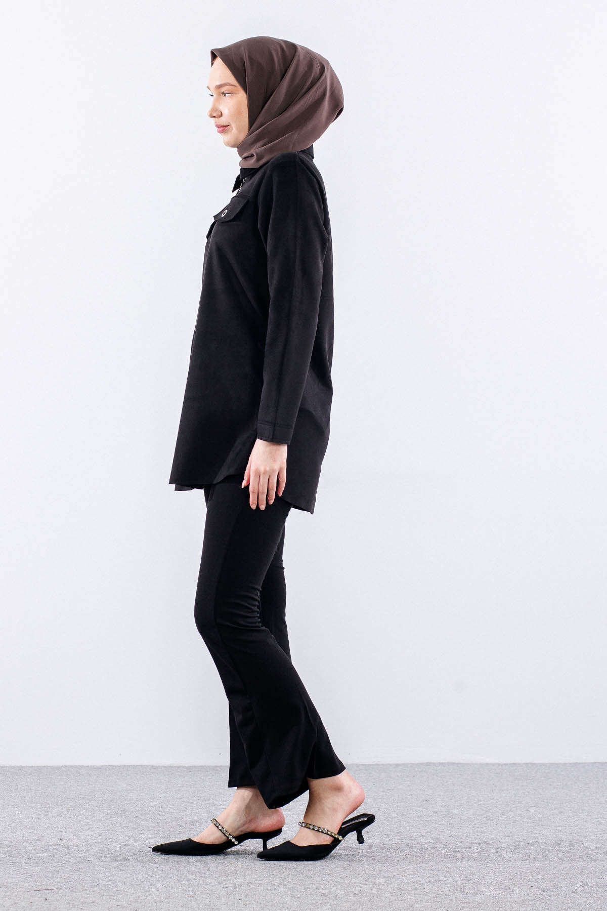 2713 Ceket 44-50 - Siyah - 3