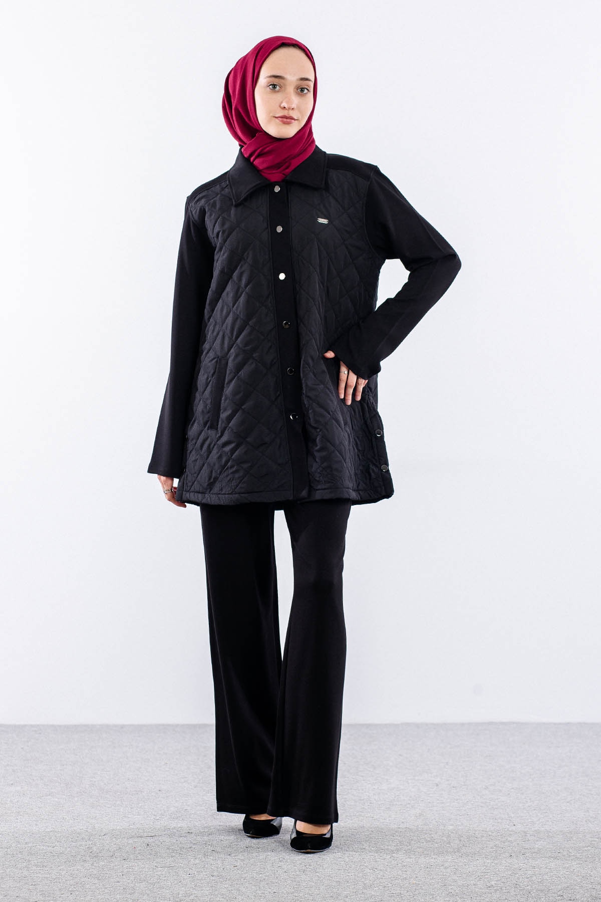 2714 Ceket 1-4 - Siyah - 1