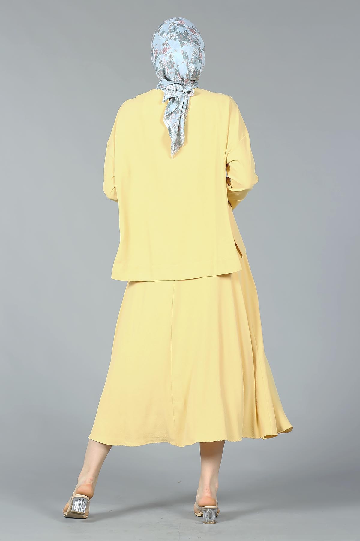 27166 Asimetri Boy Takim S-m-l - Golden - 4