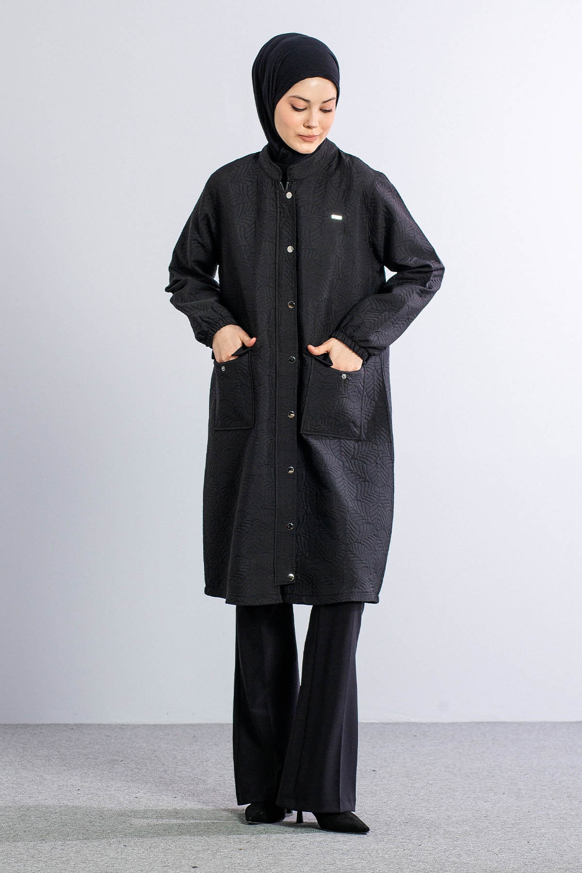 2723 Ceket 1-4 - Siyah - 1