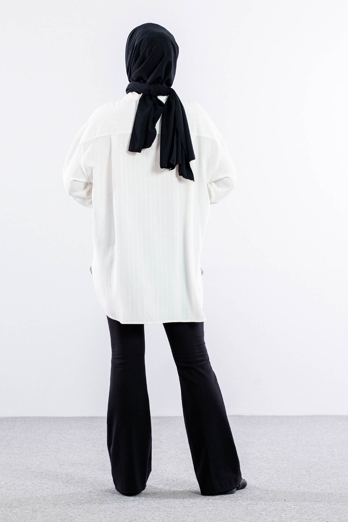 27268 Gömlek Tek Basic - Ekru - 4