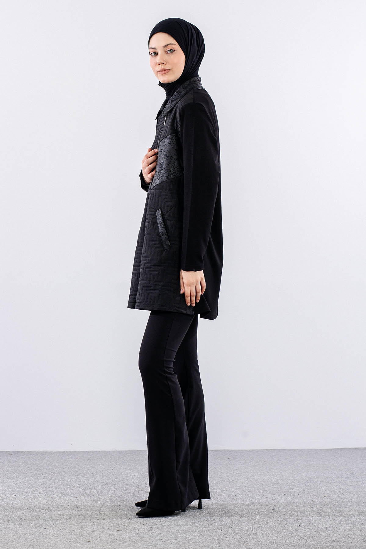 2728 Ceket 44-50 - Siyah - 3