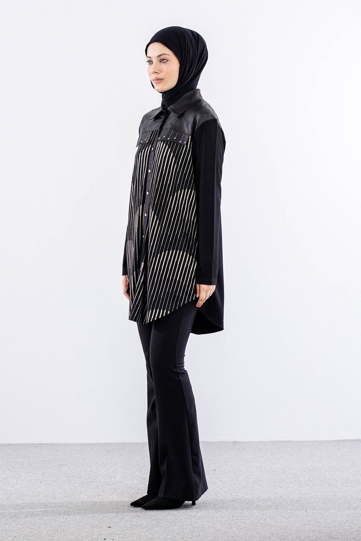 2731 Tuni̇k 44-50 - Siyah - 3