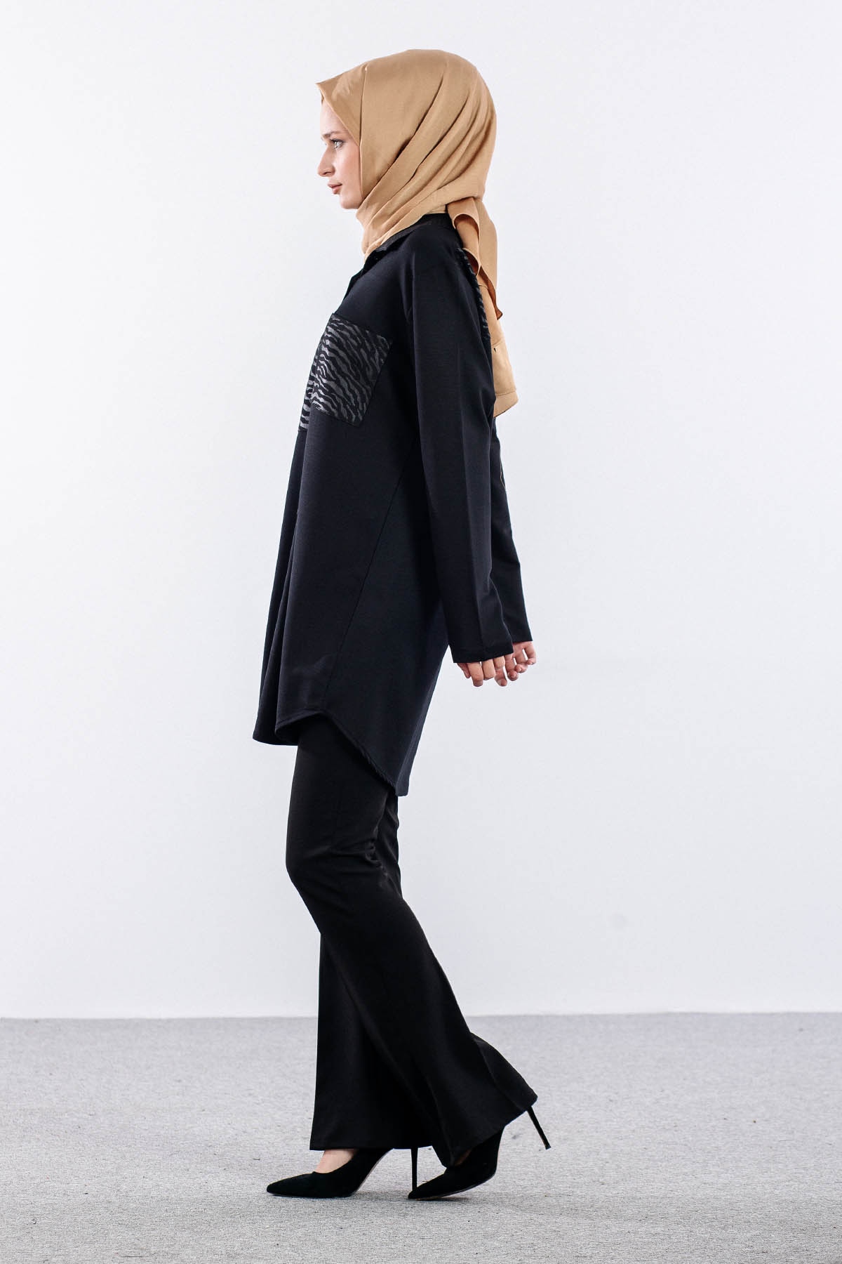 2739 Tuni̇k 44-50 - Siyah - 3