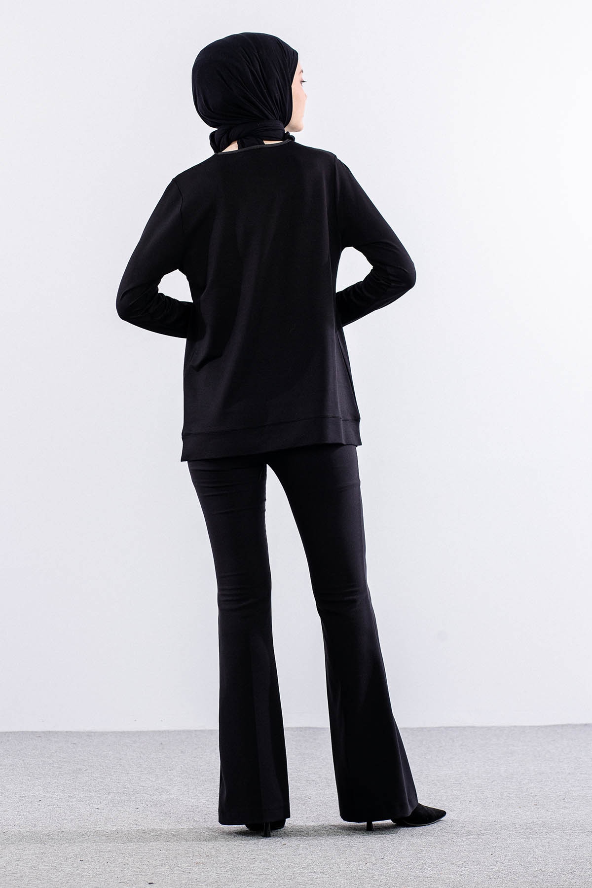 2741 Bluz 42-48 - Siyah - 4