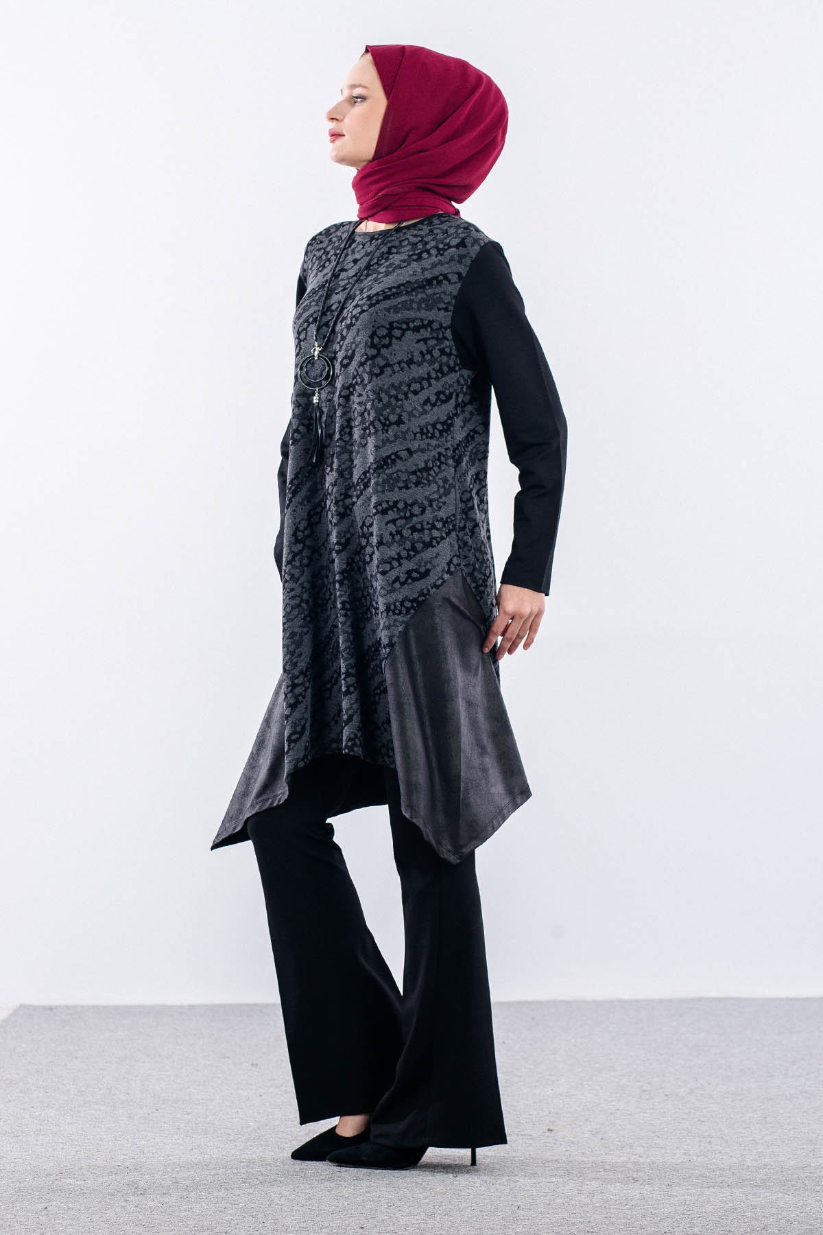 2748 Tuni̇k 44-50 - Siyah - 3