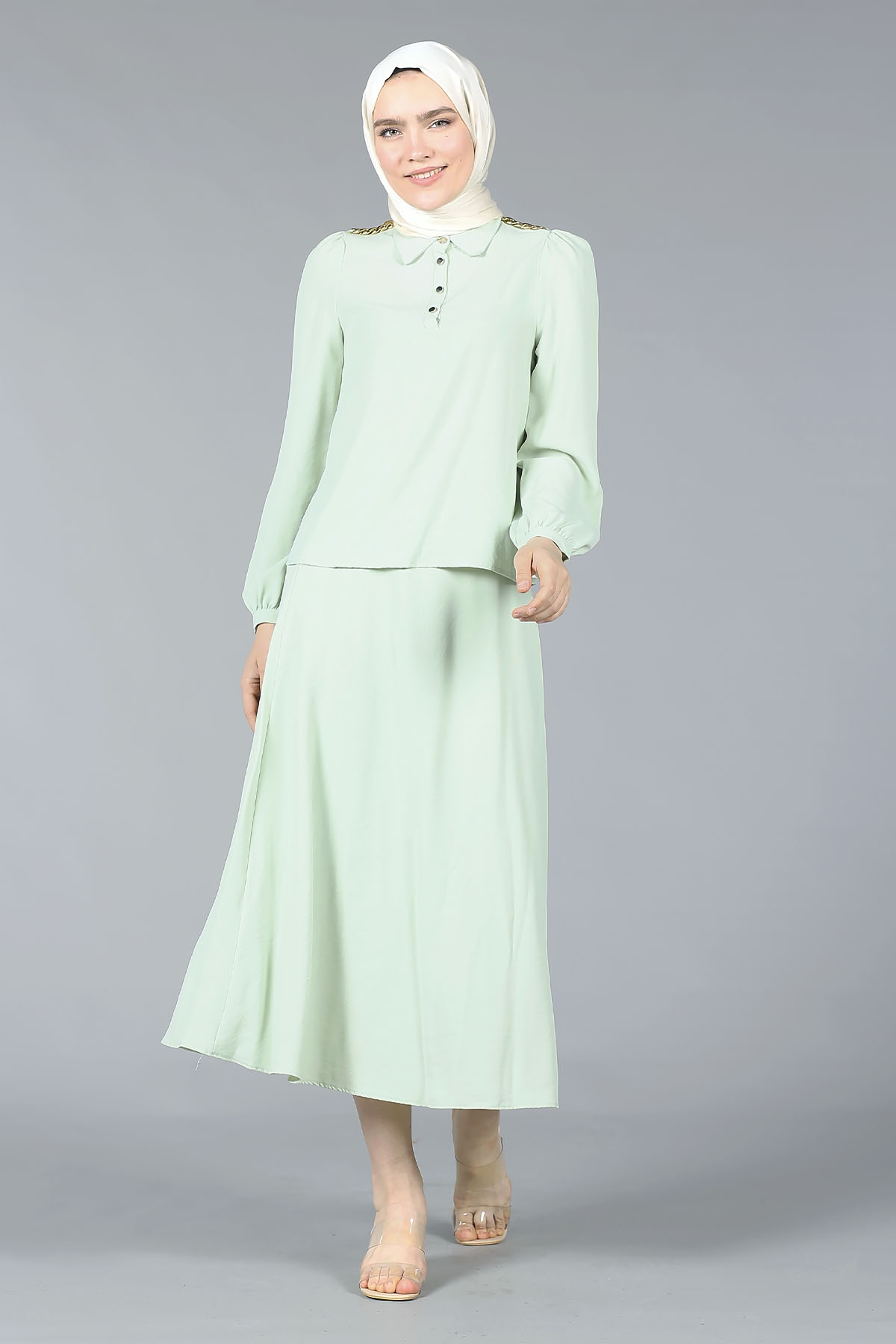 27571 Zincir E.takim S-m-l-xl - Su Yesili - 2