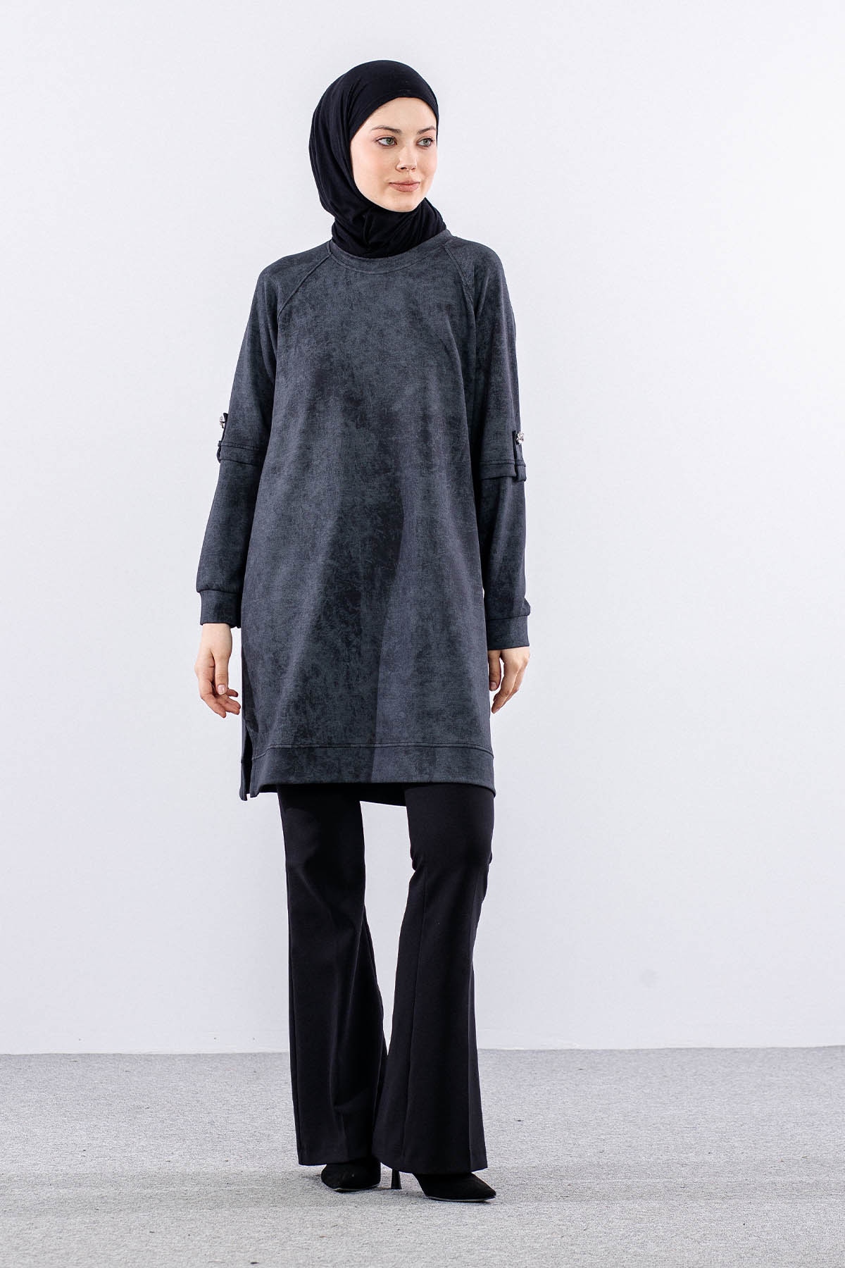 2760 Tuni̇k 44-50 - Siyah - 2