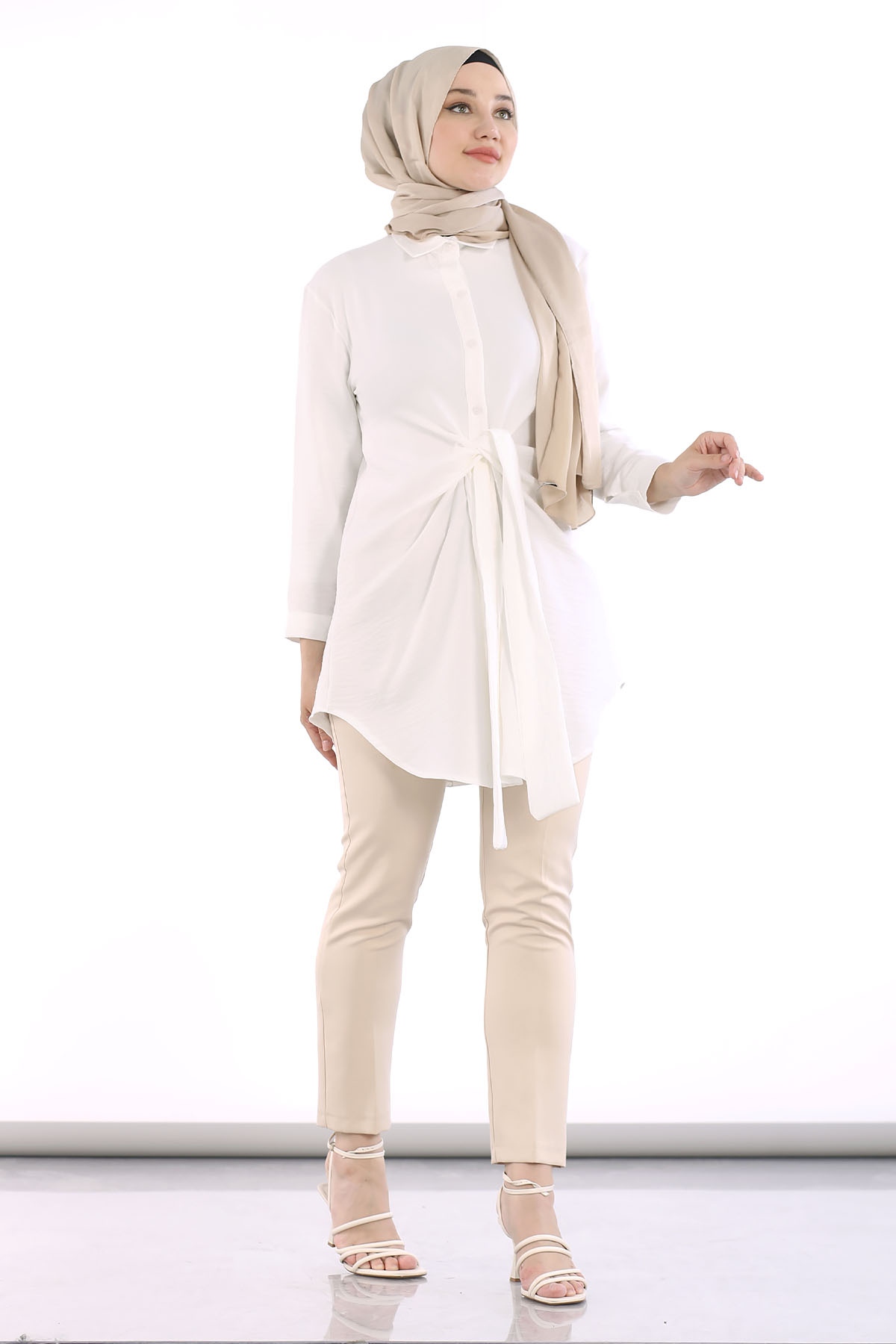 2835-20 Tunik S-m-l - Ekru - 2