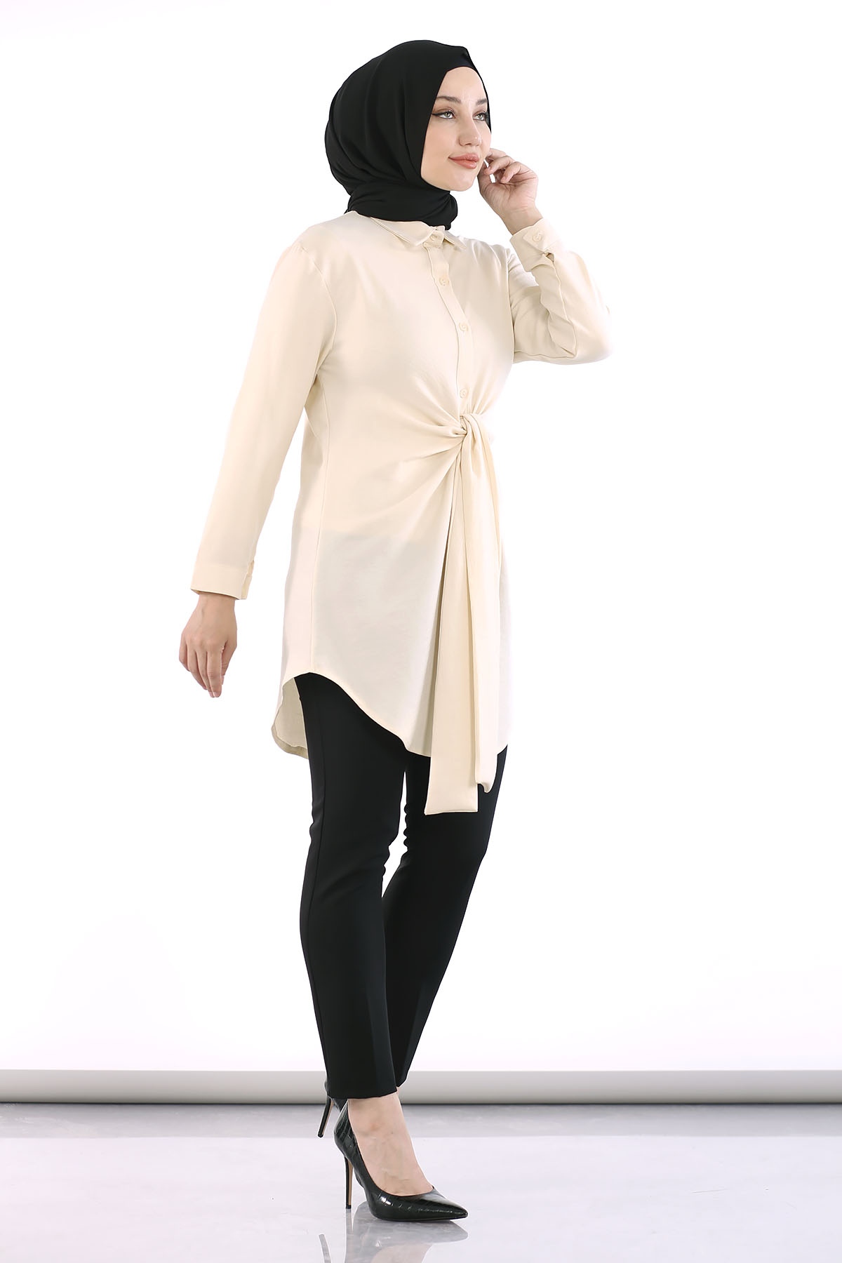 2835-20 Tunik S-m-l - Krem - 3