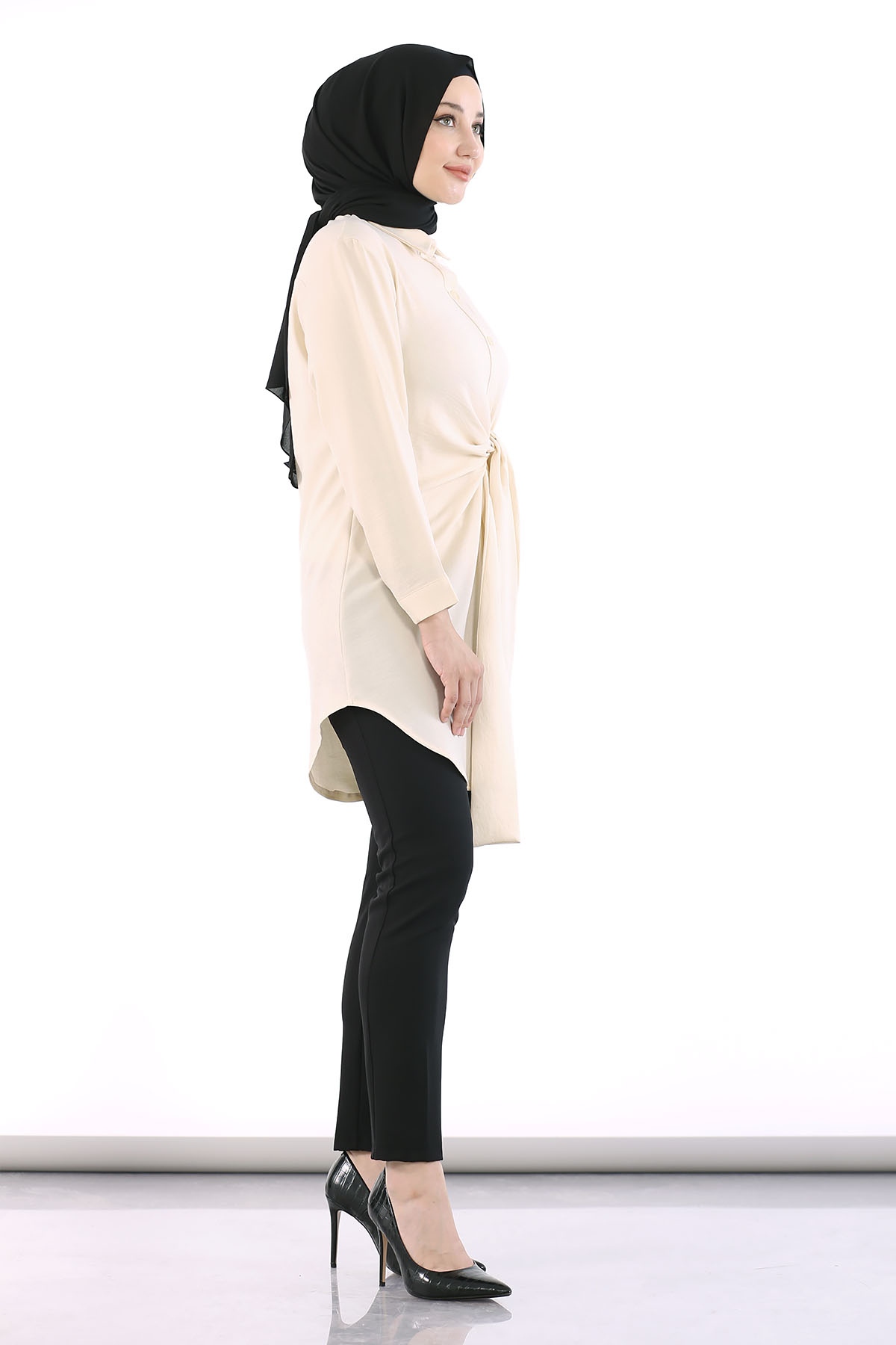 2835-20 Tunik S-m-l - Krem - 4