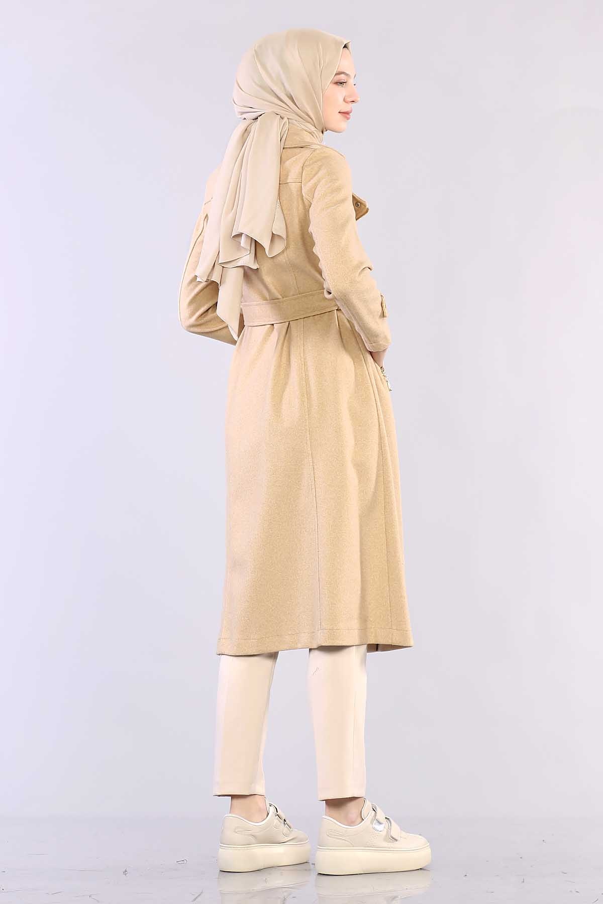 28586 Uzun Kaşe Kap S-m-l - Camel - 4