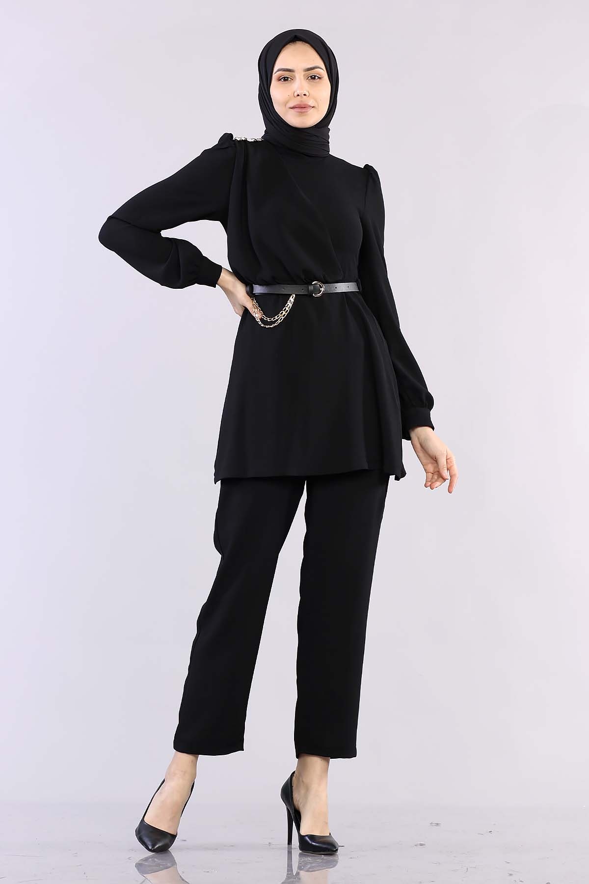 28823 Gold Aks Takim S-xl - Siyah - 1