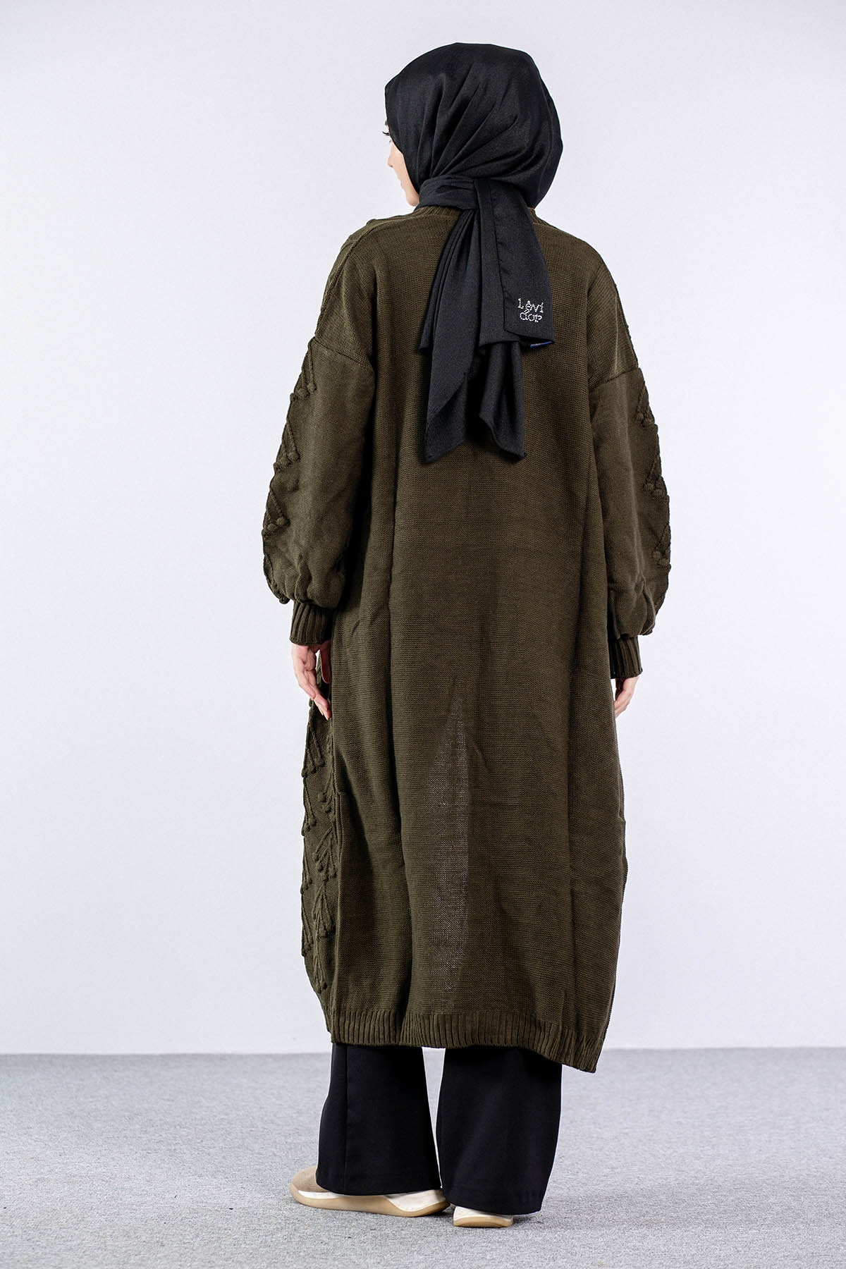 2893 Kirazli Hirka Tek - Haki - 4