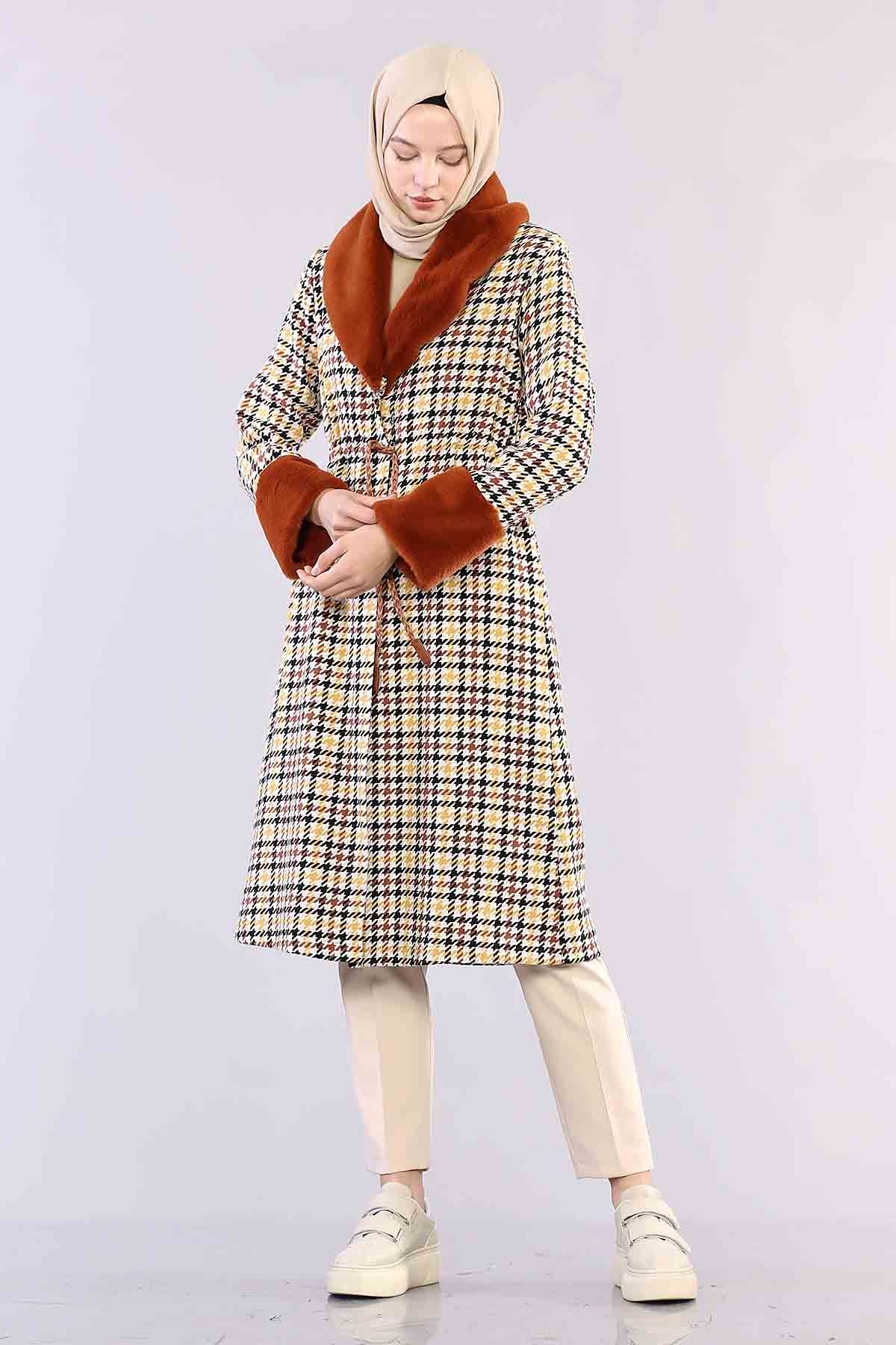 28962 Ekose Kurklu Kap S-m-l - Kiremit - 1