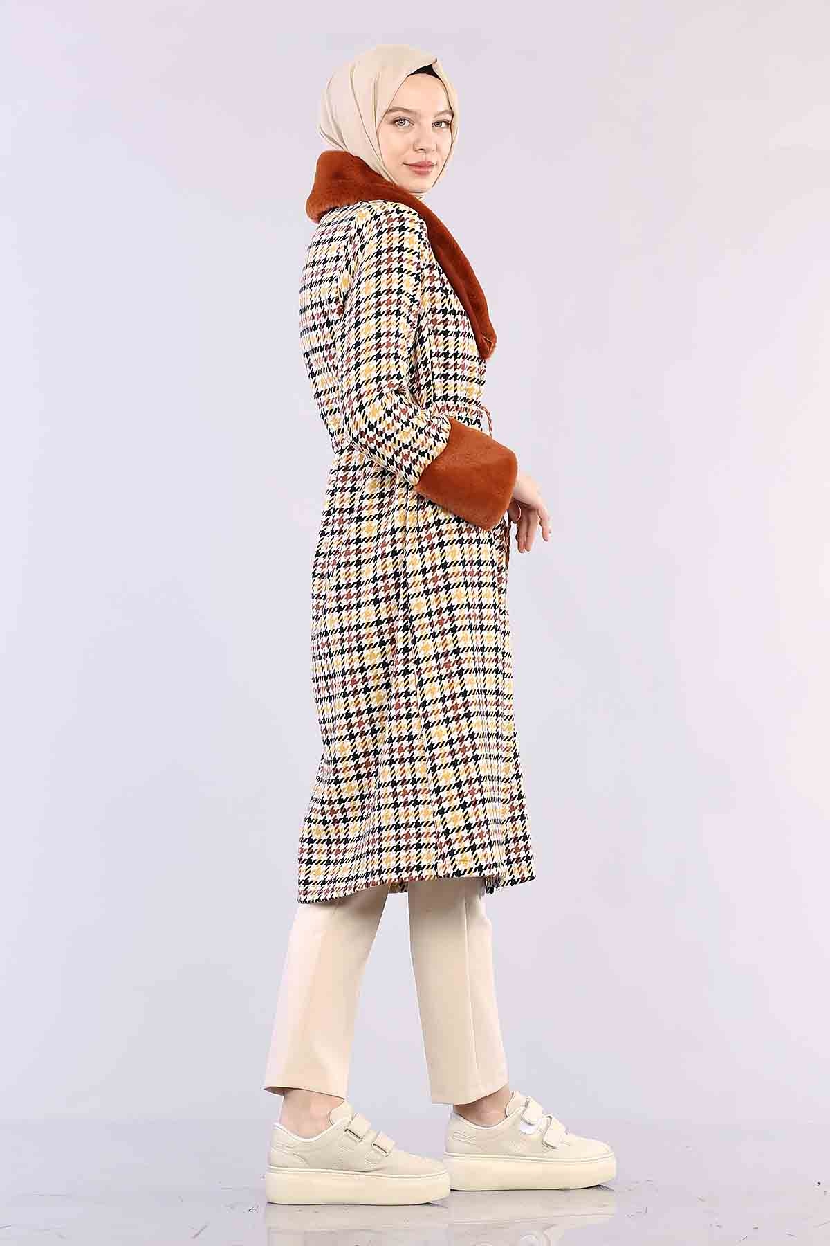 28962 Ekose Kurklu Kap S-m-l - Kiremit - 3