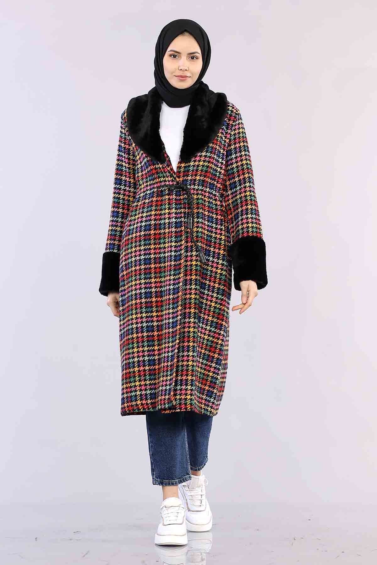 28962 Ekose Kurklu Kap S-m-l - Siyah - 2