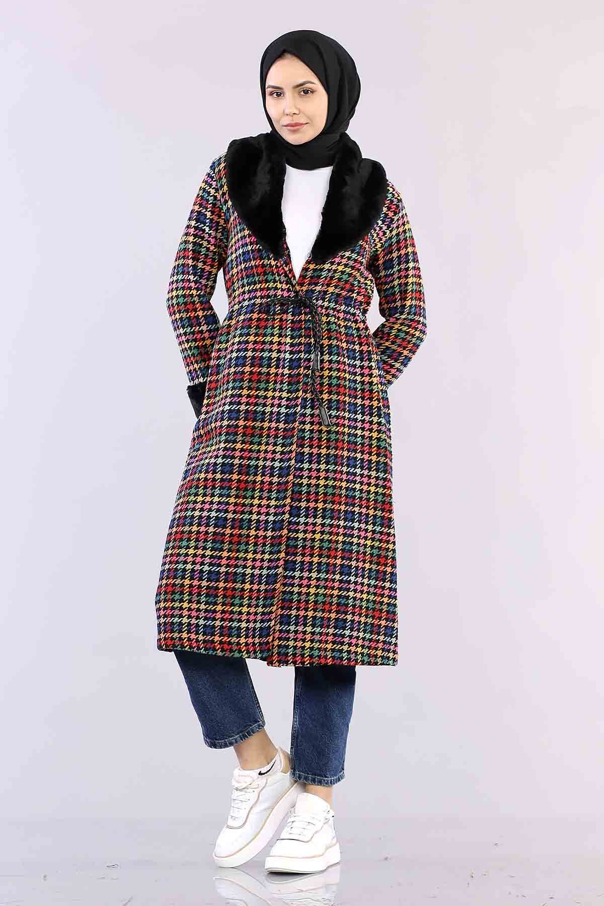 28962 Ekose Kurklu Kap S-m-l - Siyah - 3