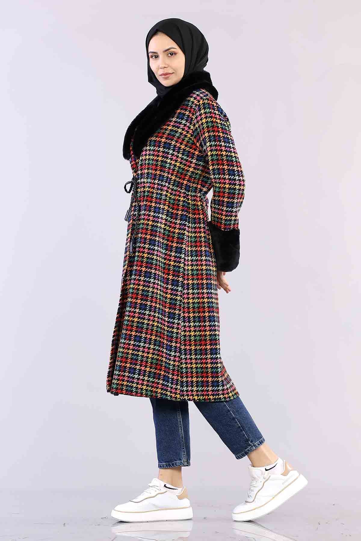 28962 Ekose Kurklu Kap S-m-l - Siyah - 4