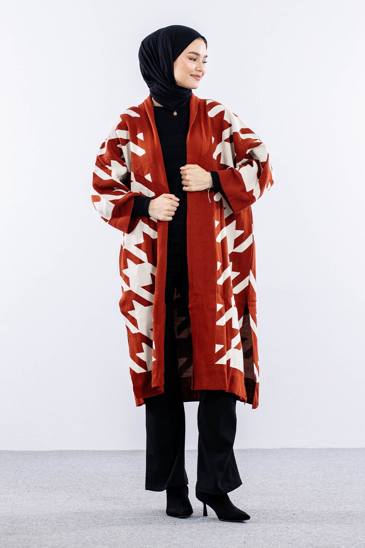 29011 Triko Hirka Tek Kz - Koyu Taba - A_bej - 1