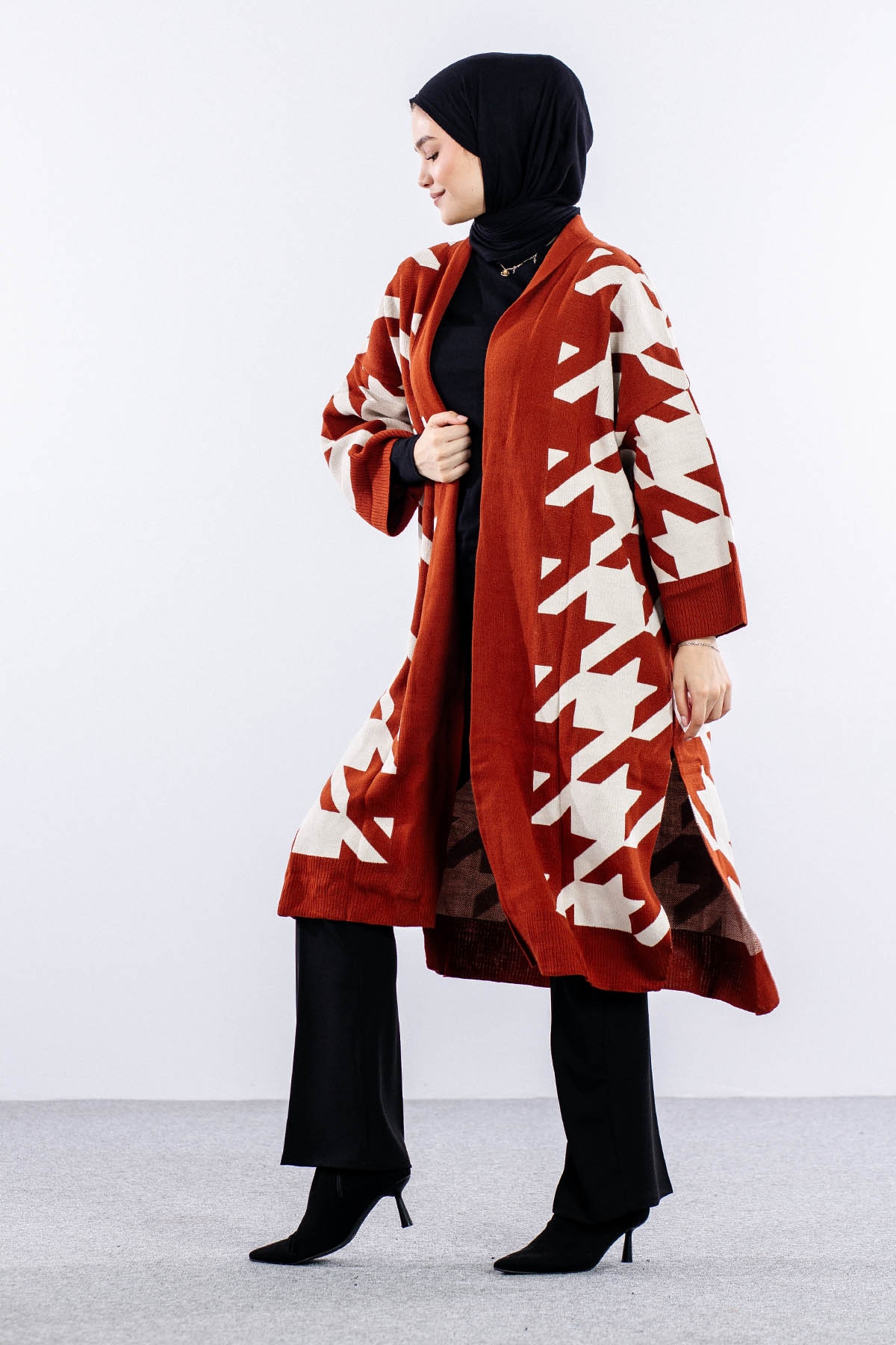 29011 Triko Hirka Tek Kz - Koyu Taba - A_bej - 4