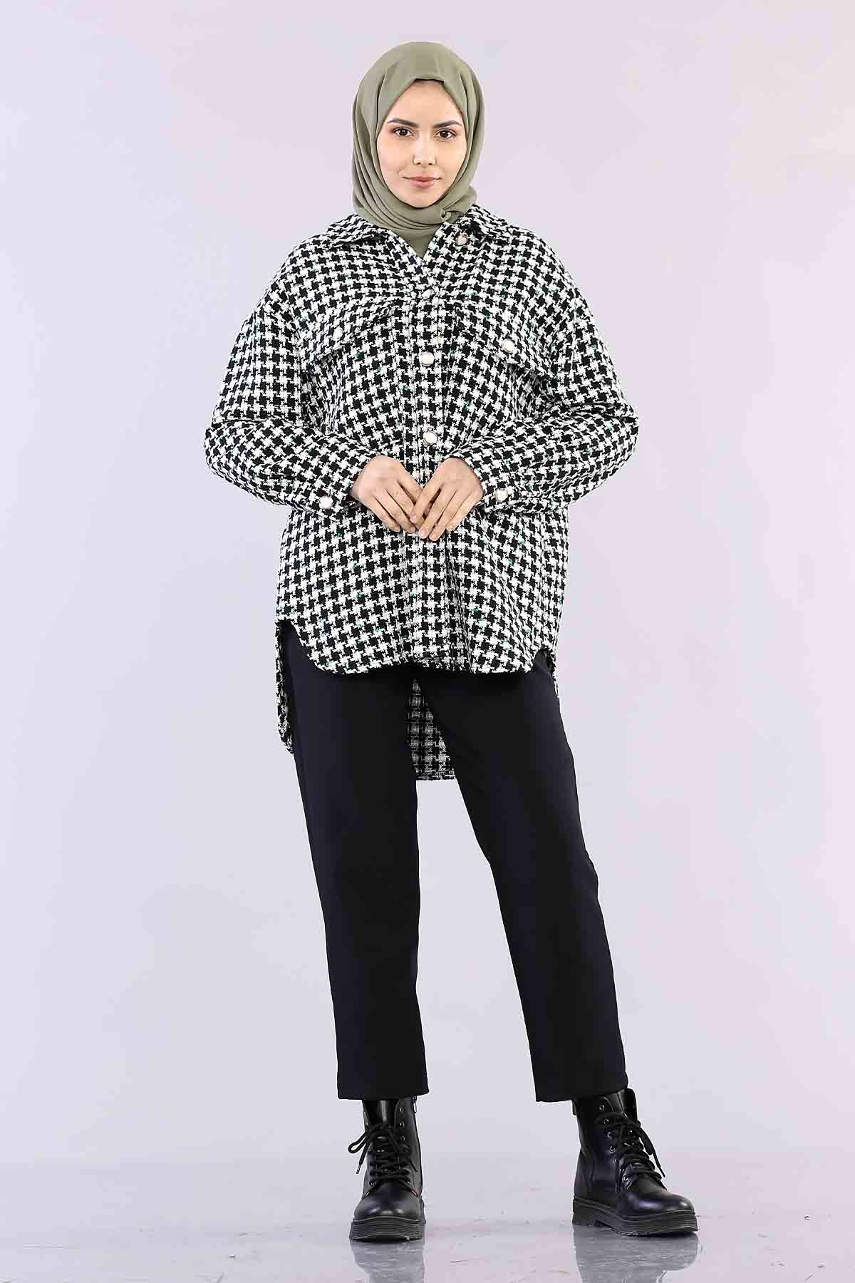 29099 Kzyg Chanel Gömlek Tek - Benetton - 1