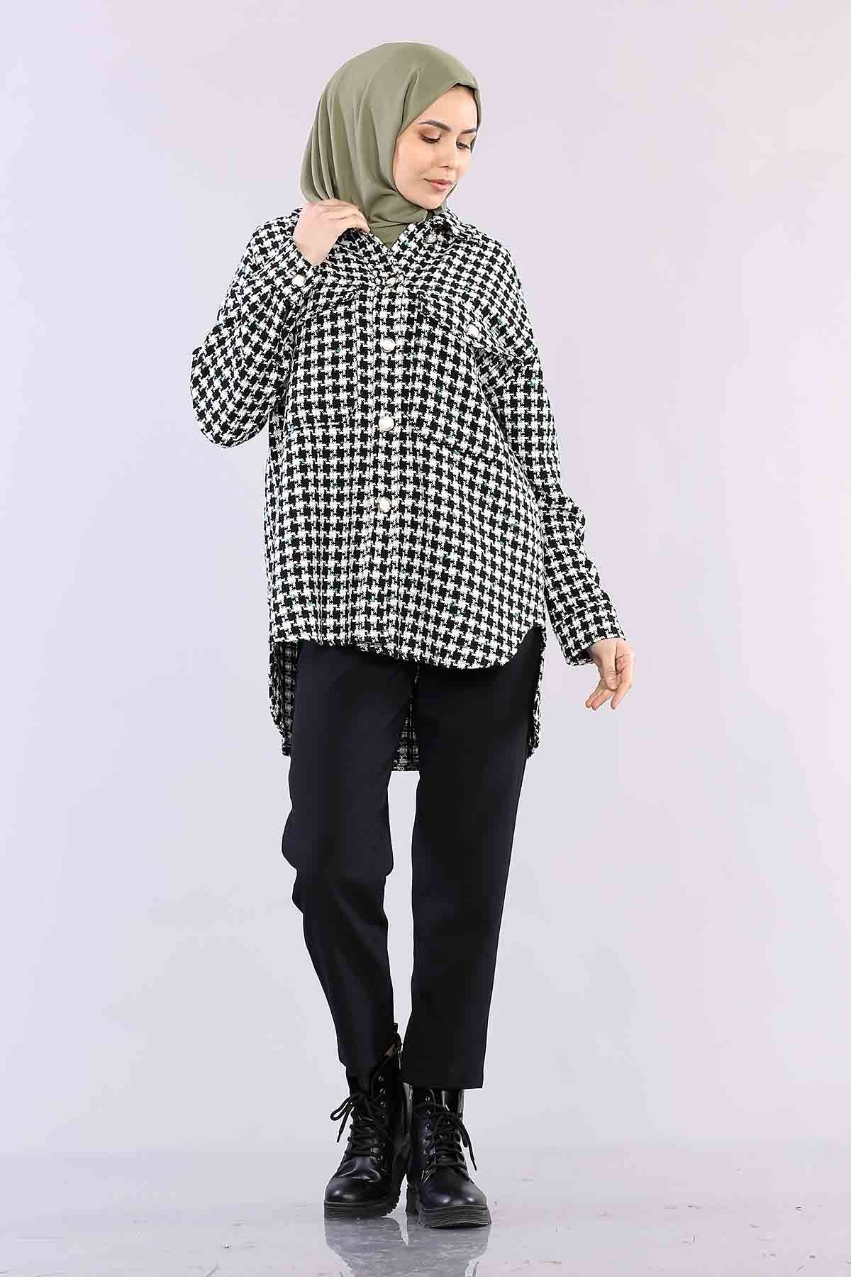 29099 Kzyg Chanel Gömlek Tek - Benetton - 3